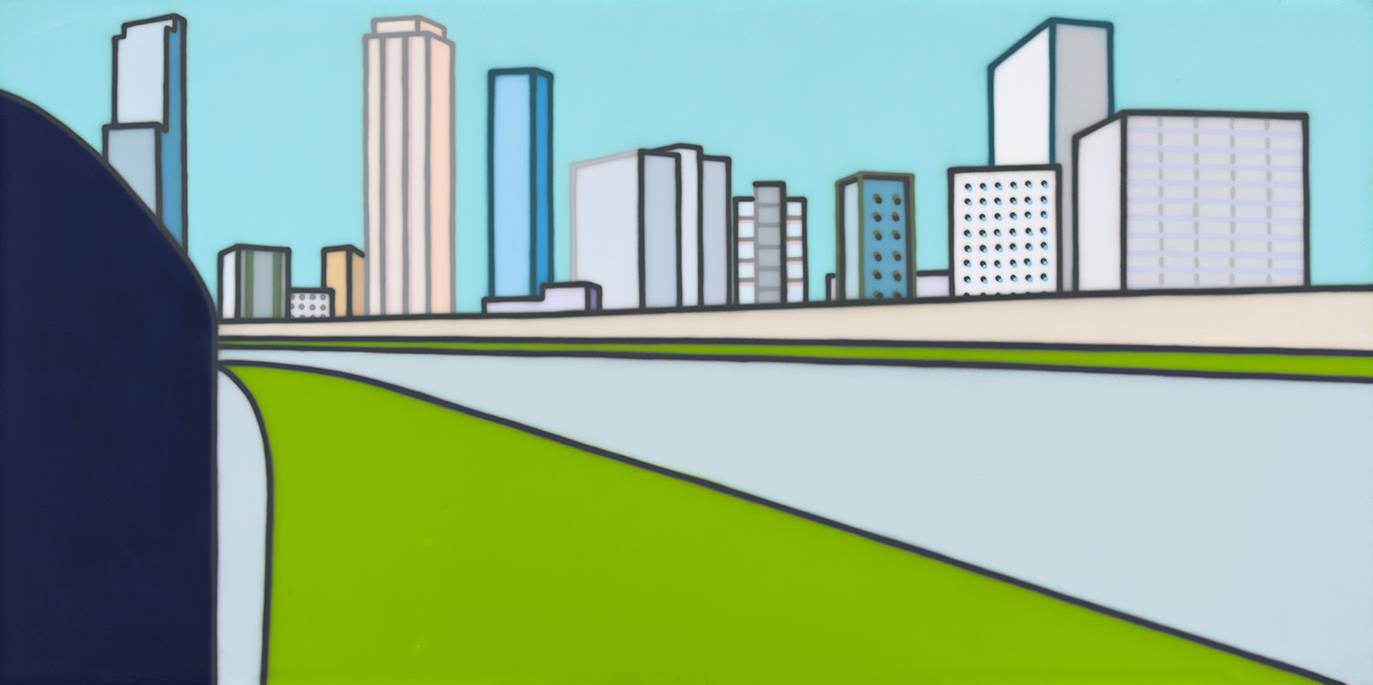 A FREEWAY PAINTING (EXIT)