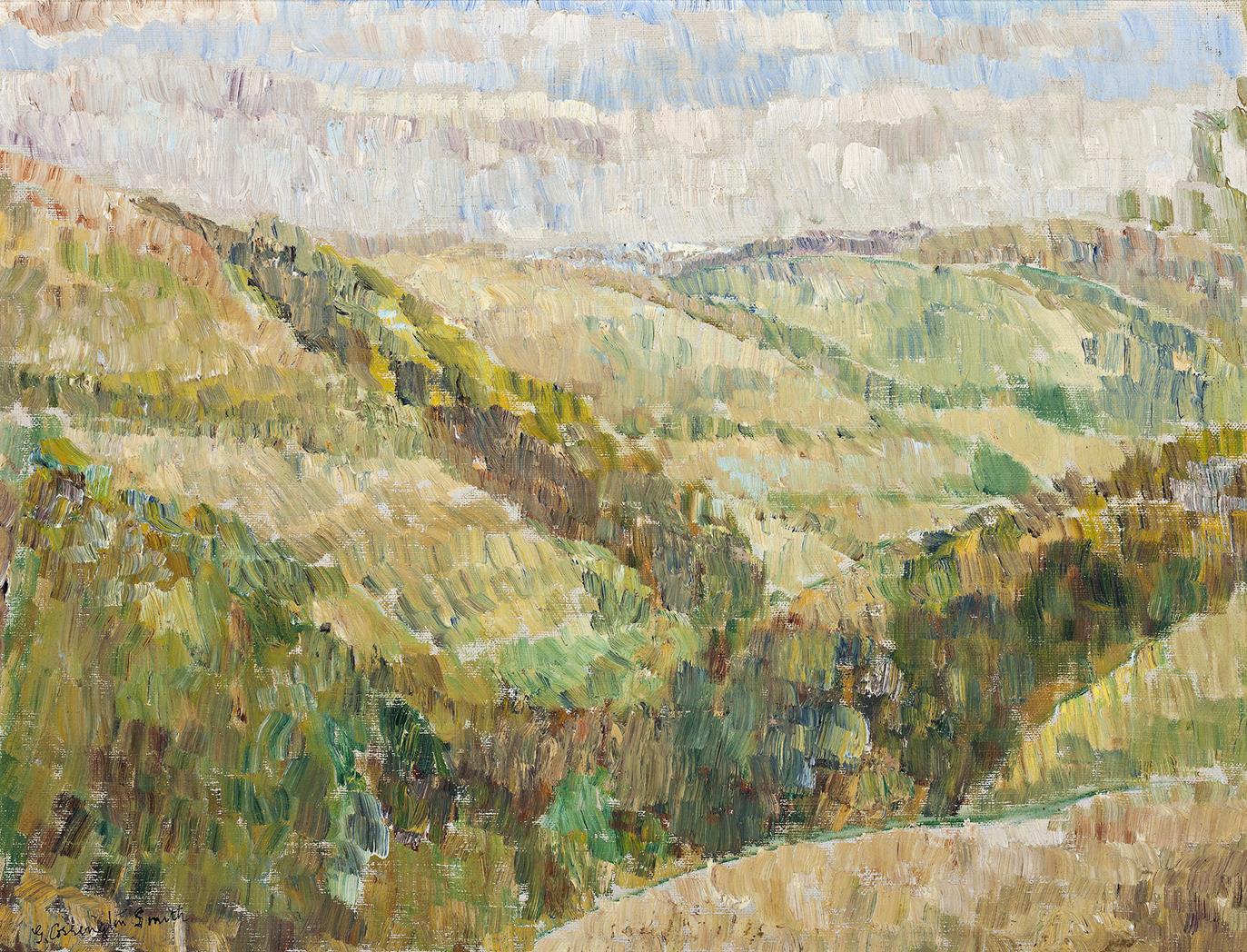 DEVON – TRUSHAM LANDSCAPE