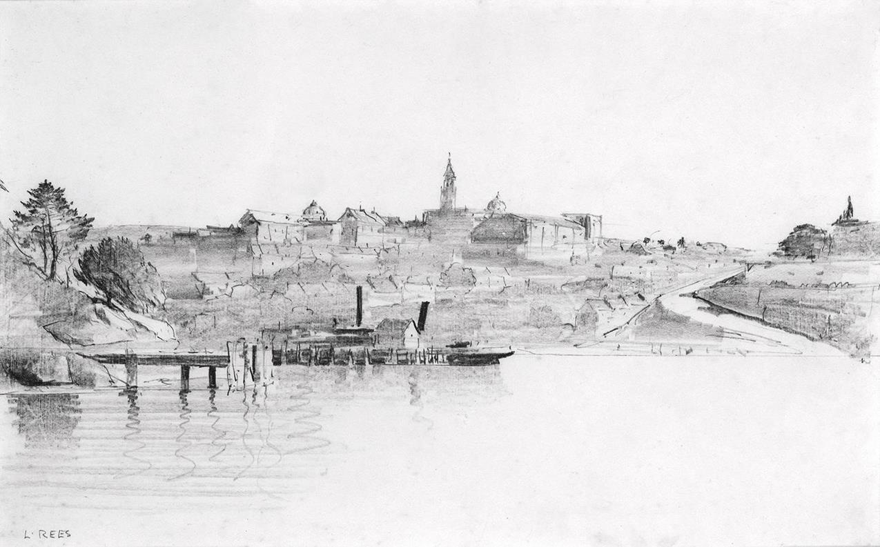 WESTERN END OF GOAT ISLAND, SYDNEY HARBOUR