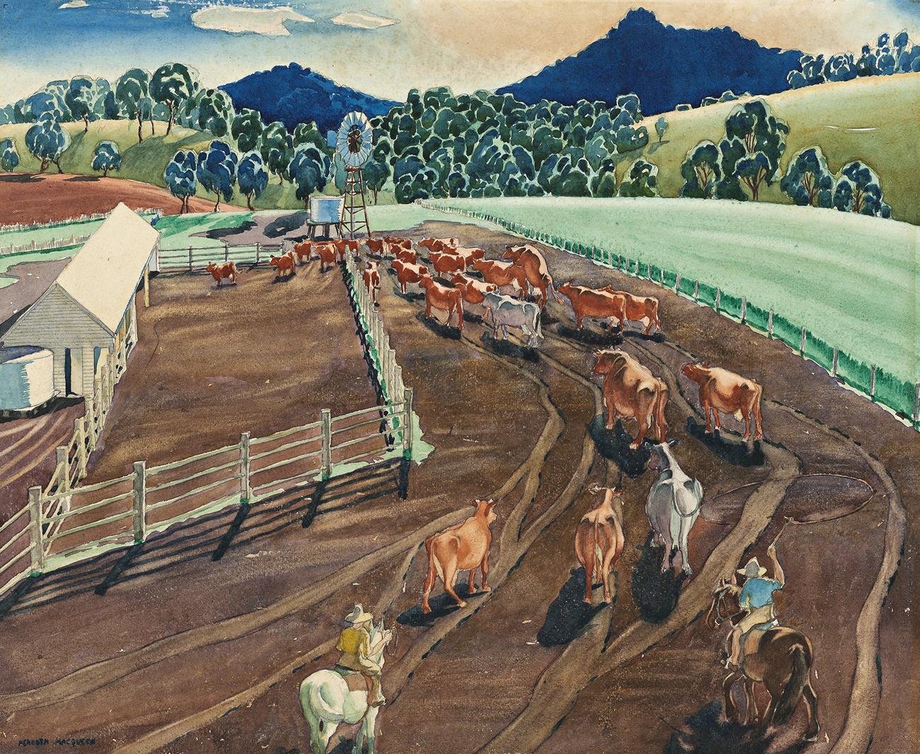 BRINGING IN THE COWS
