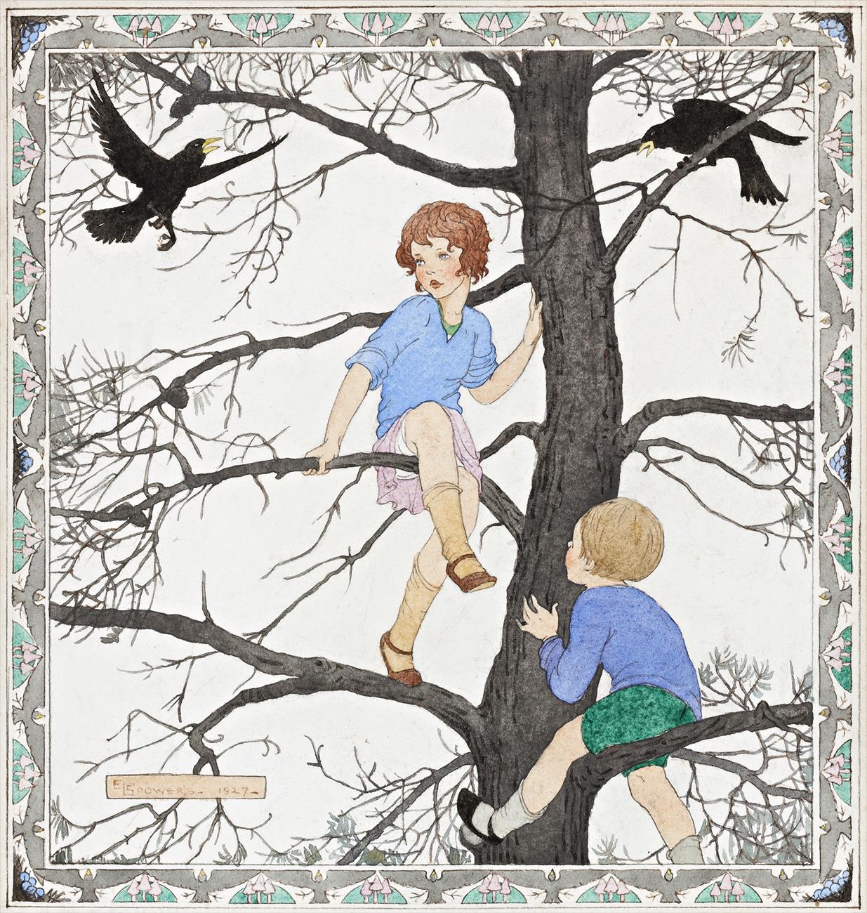 UP THE PINE TREE