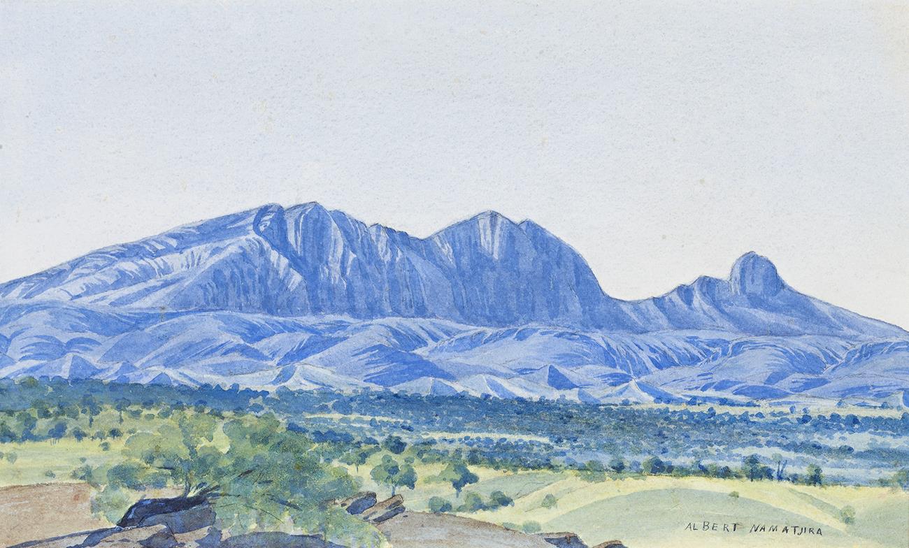 MOUNT SONDER VIEWED FROM GLEN HELEN, NORTHERN TERRITORY