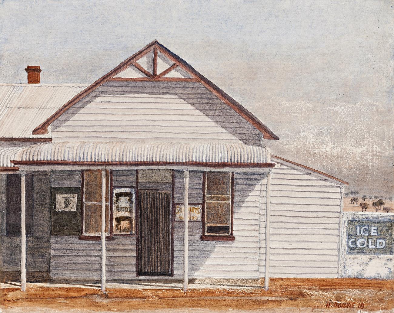 WALBUNDRIE HOTEL NSW, BAR ENTRANCE