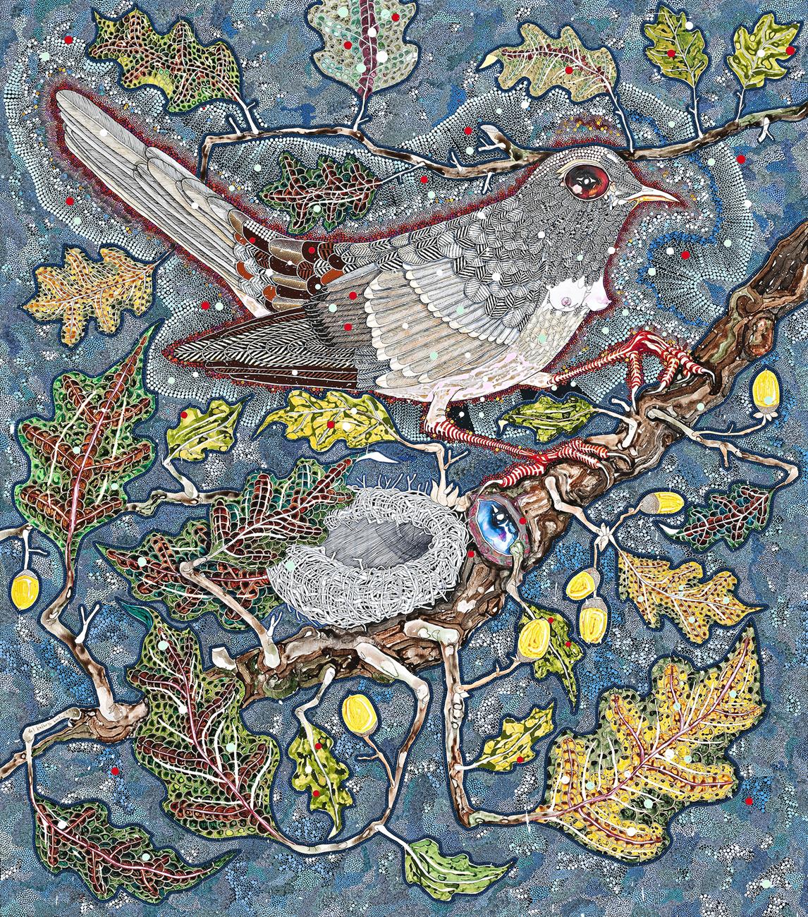 FROM HER NEST IN THE HOLM-OAK TREE THE NIGHTINGALE HEARD HIM