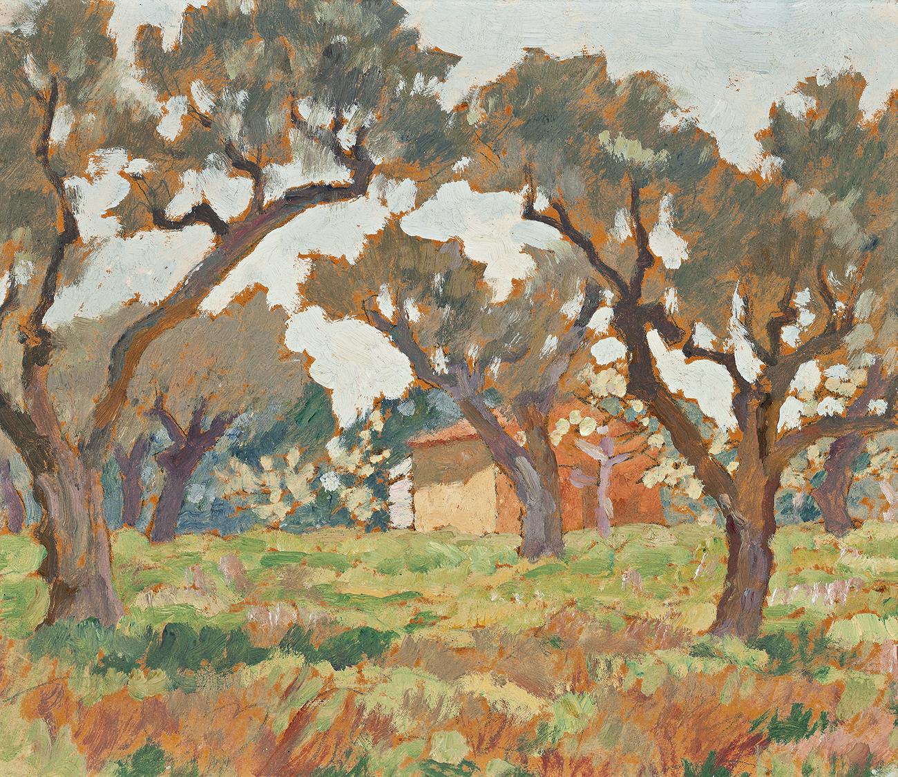 SPRING LANDSCAPE, SOUTH OF FRANCE