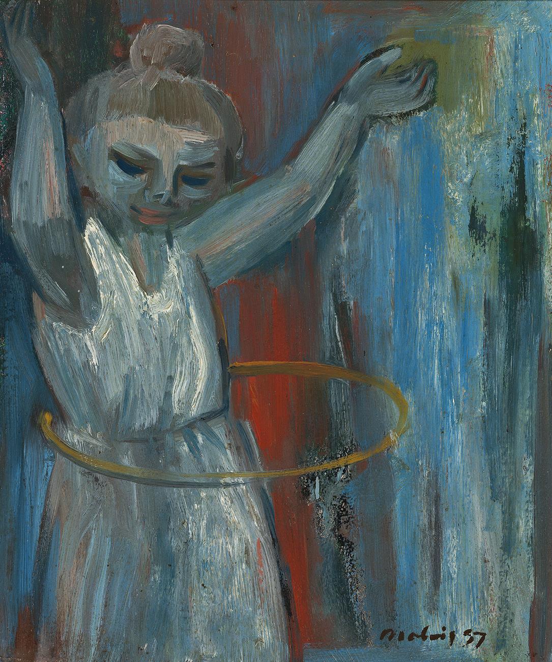 GIRL WITH HOOP