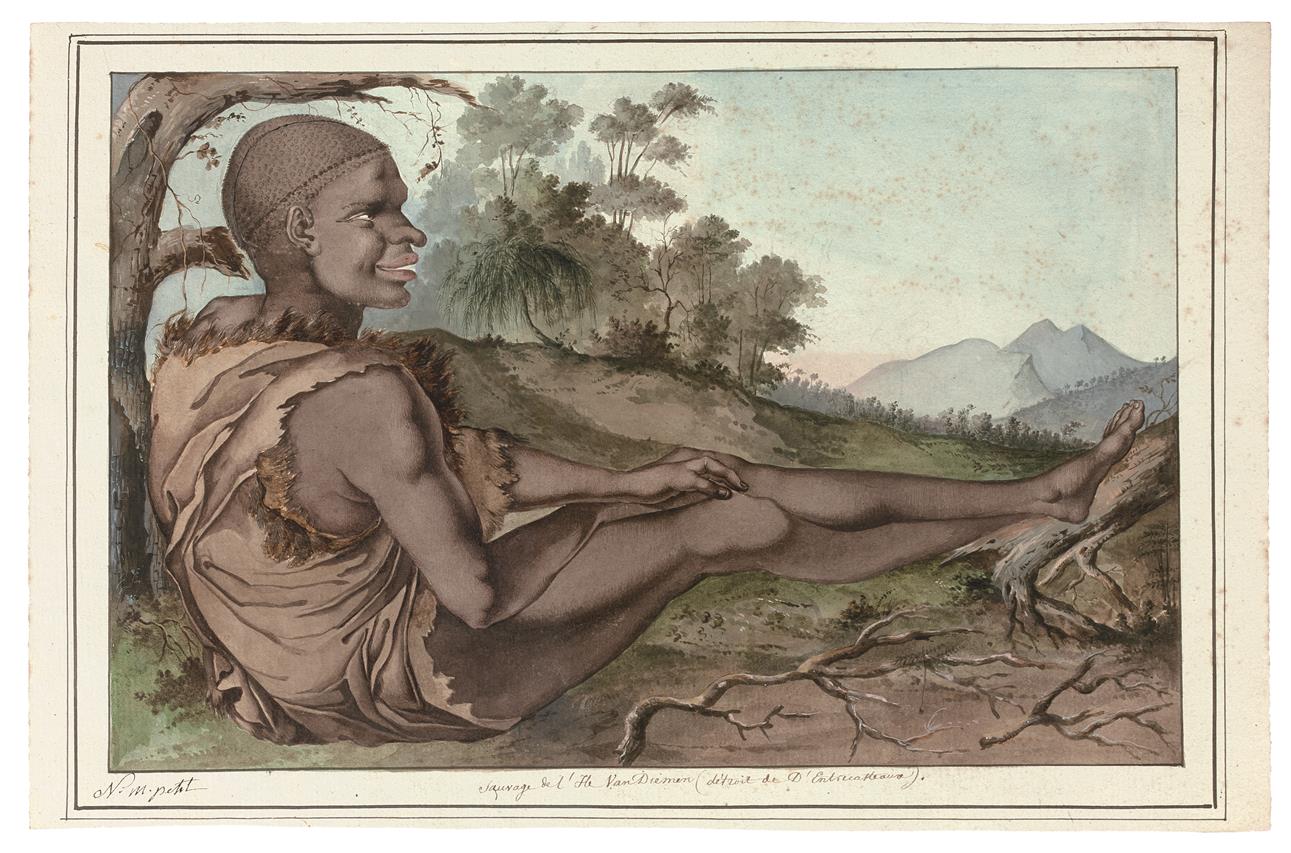 SAUVAGE DE L’ÎLE VAN DIEMEN (DÉTROIT DE D’ENTRECASTEAUX)