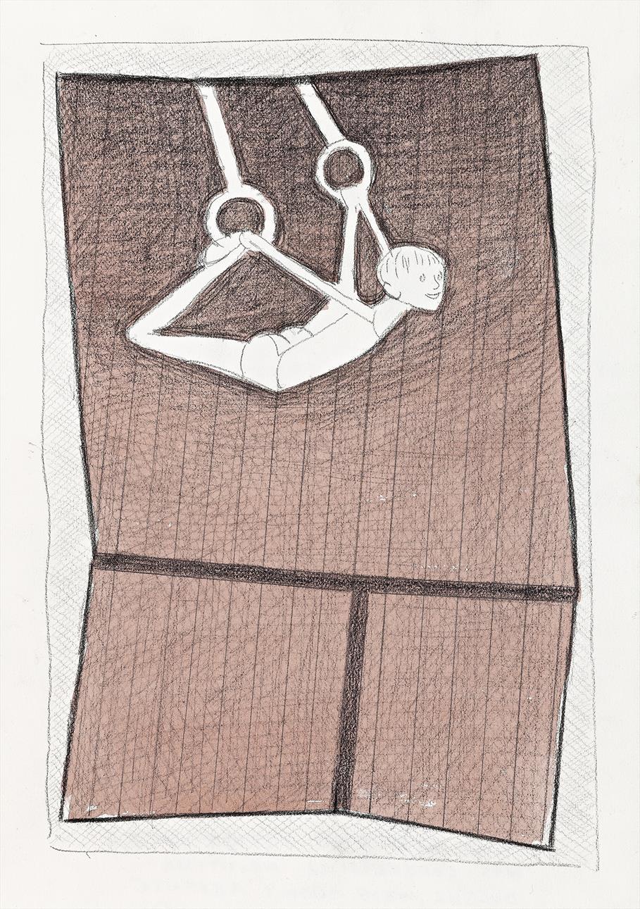 STUDY FOR ON THE RINGS