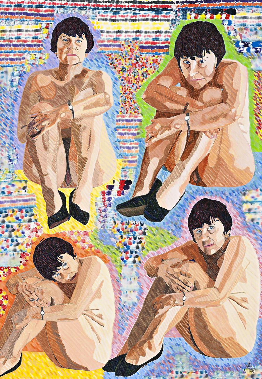 FOUR SEATED PATS