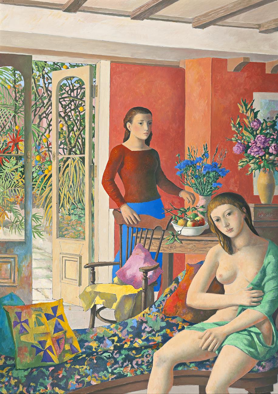 TWO FIGURES IN A ROOM