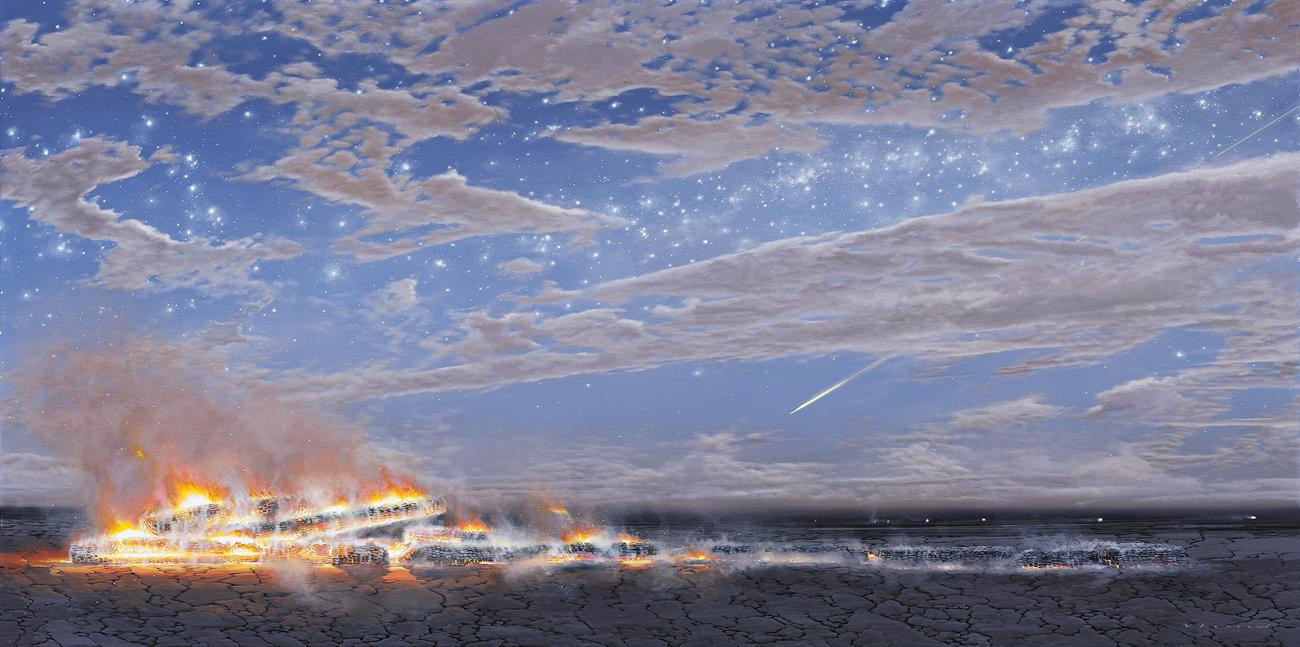 STARLIGHT OVER THE PLAIN (NIGHT COALS)