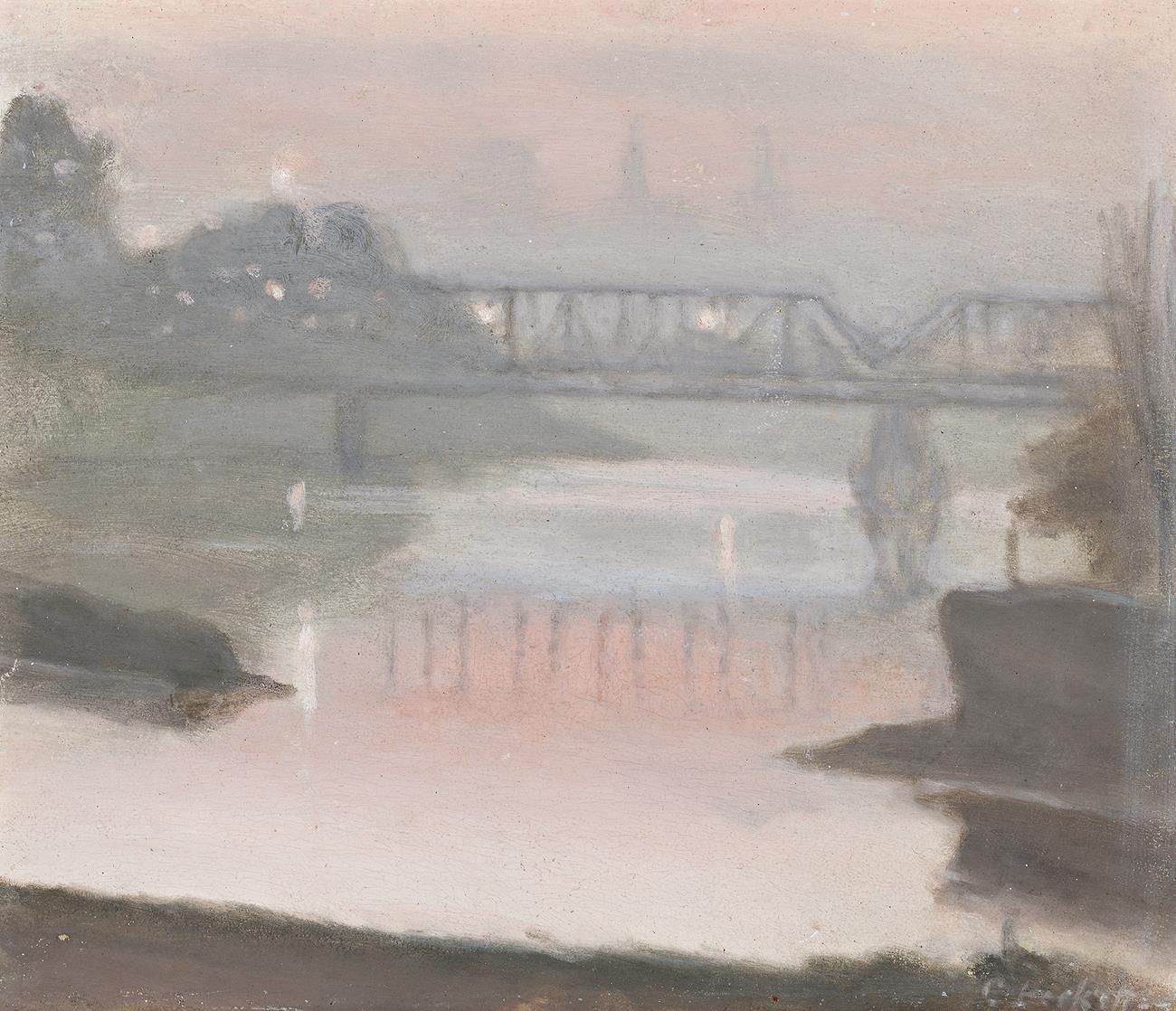 THE YARRA, SUNSET