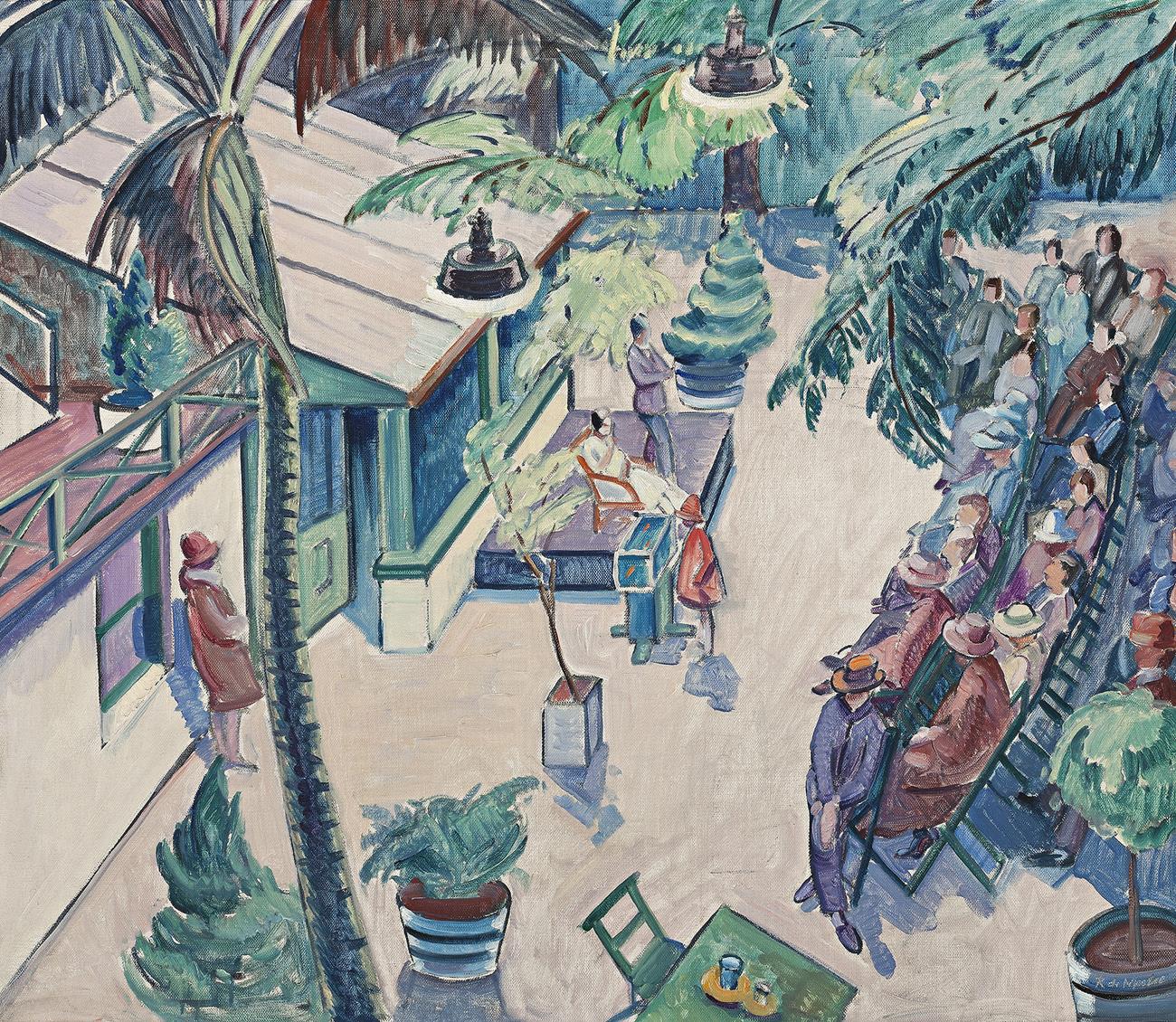 THE MEETING IN THE GARDEN