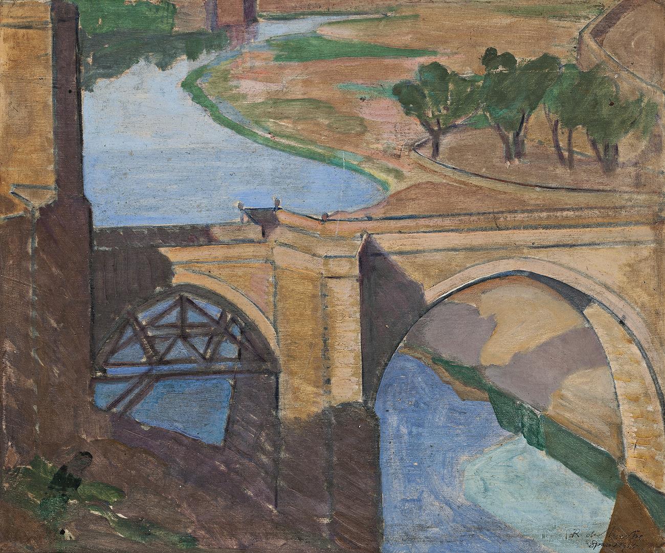 BRIDGE IN SPAIN (ALCÁNTARA BRIDGE, TOLEDO)