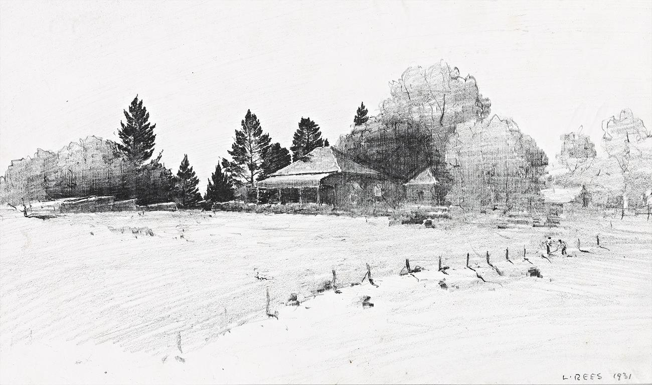 FARMHOUSE AMONG TREES