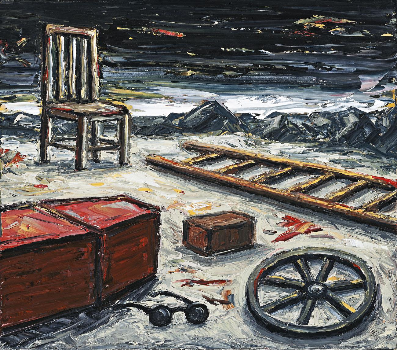 PAINTING (CHAIR AND LADDER)