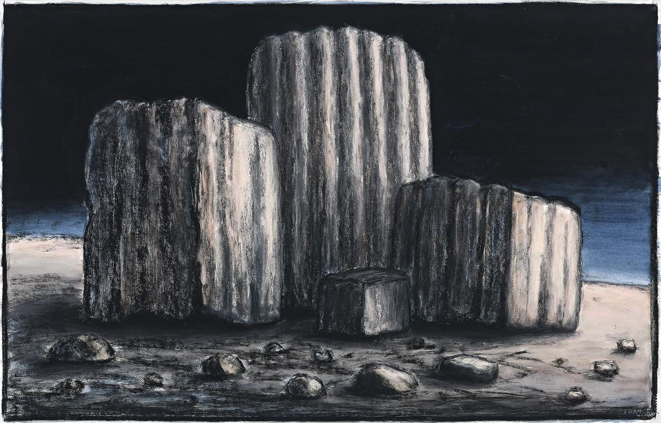 DRAWING (GREEK RUINS II)