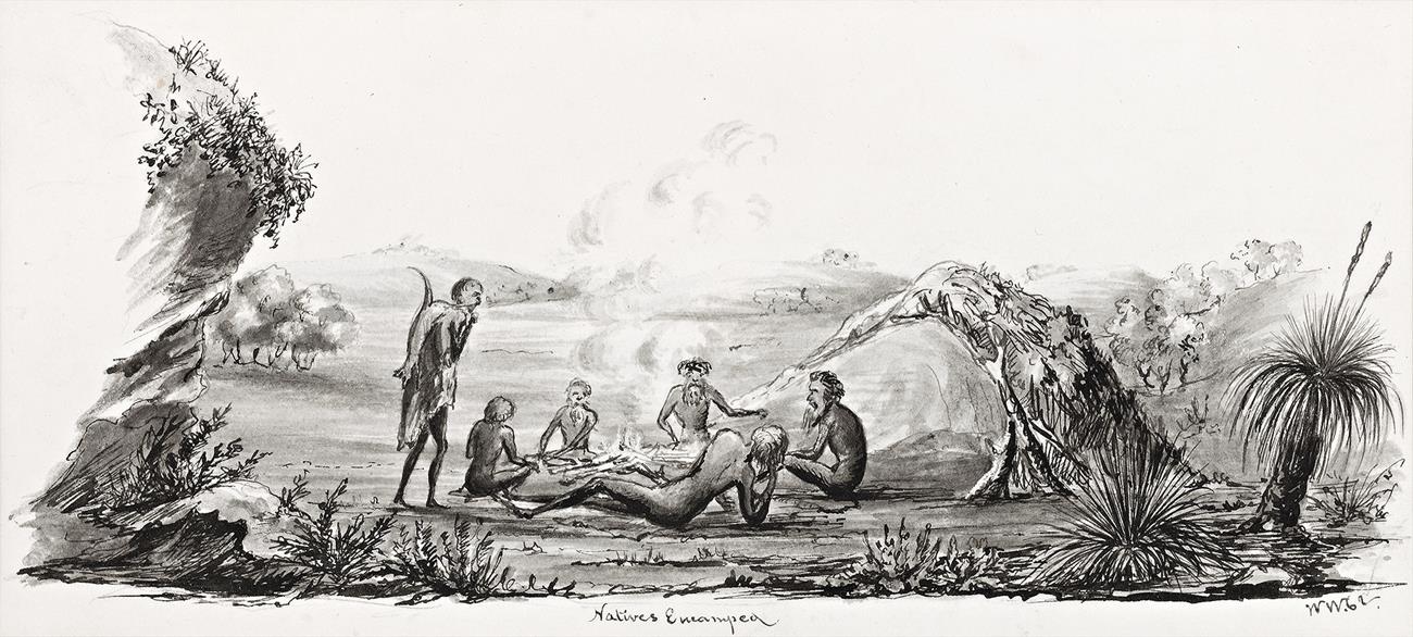 NATIVES ENCAMPED