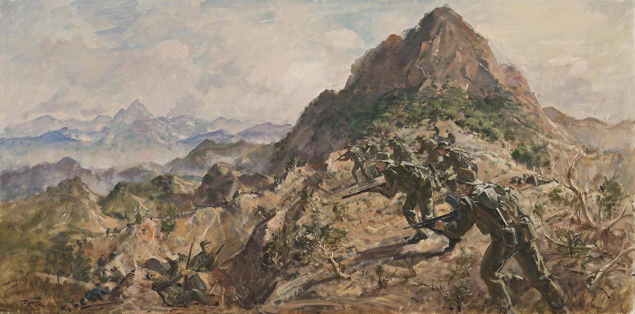 BATTLE OF THE HINGE, KOREA, 7TH OCTOBER