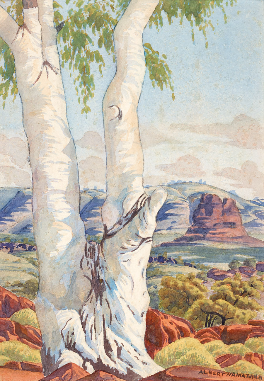 THE GHOST GUM OF PALM VALLEY