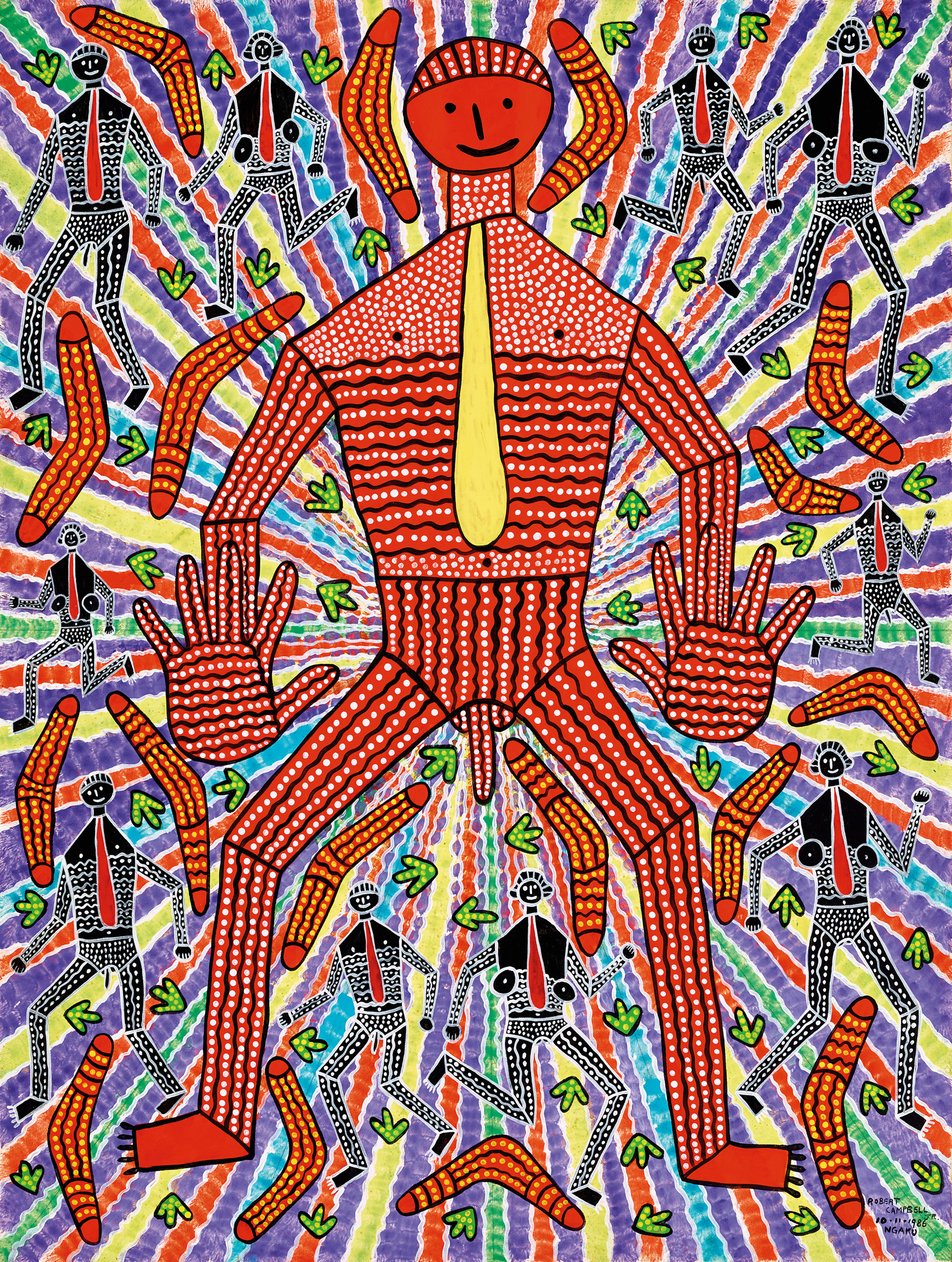 GAMMON RED OCHRE MAN