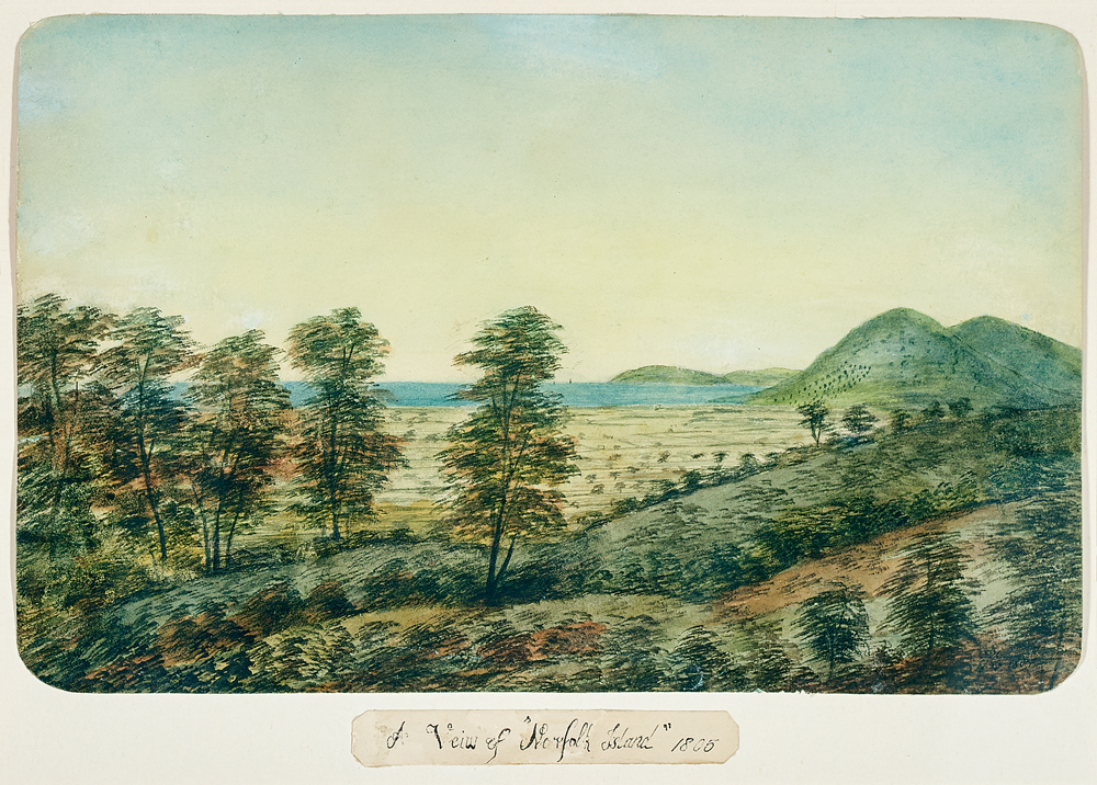 VIEW OF NORFOLK ISLAND