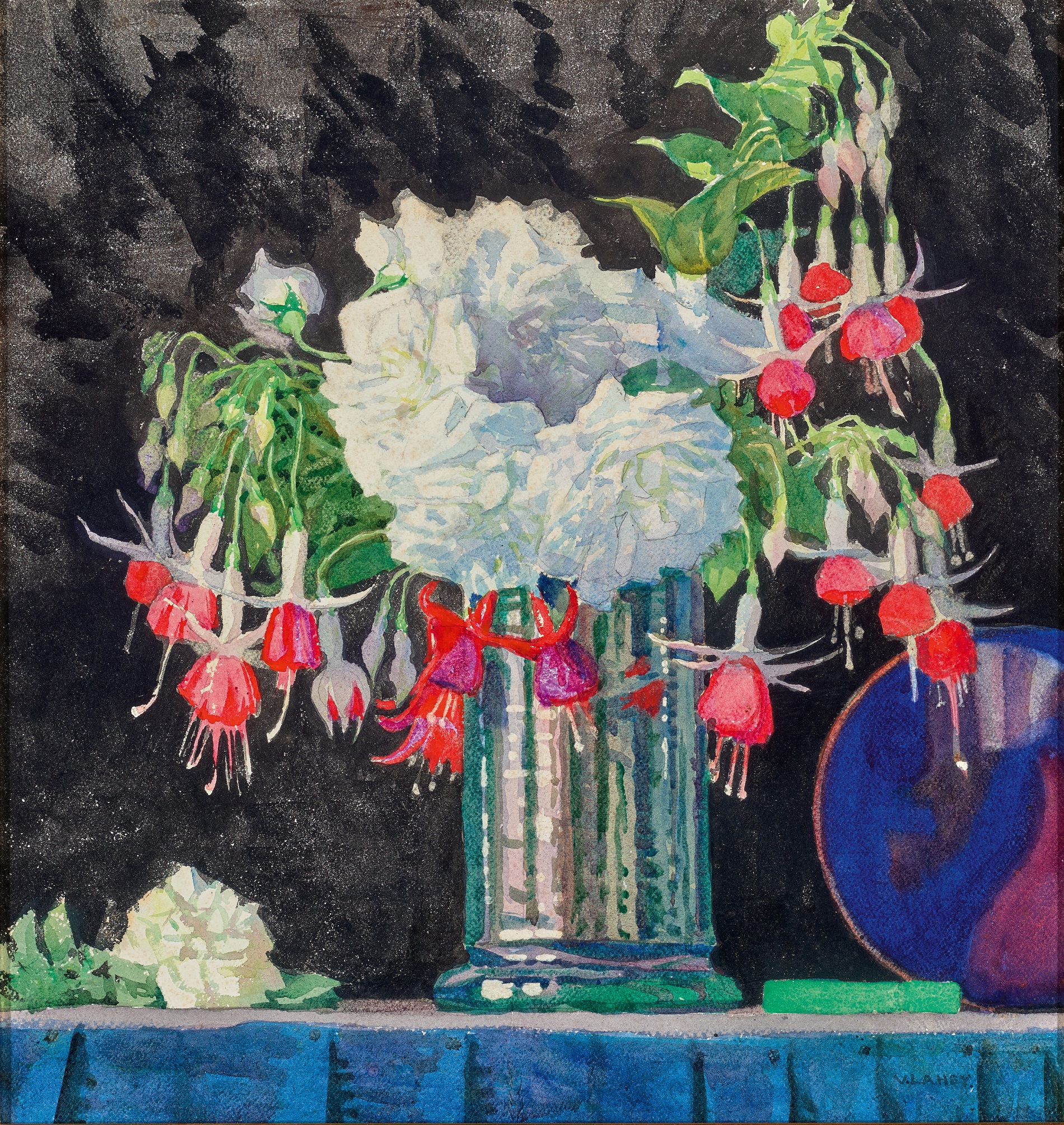 STILL LIFE WITH FUCHSIAS