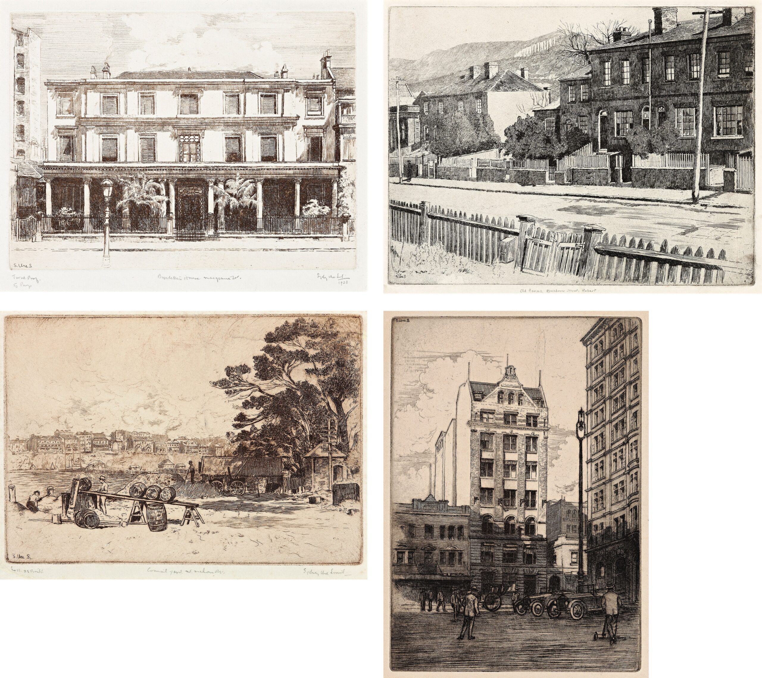 A COLLECTION OF 23 ETCHINGS, 1914 –