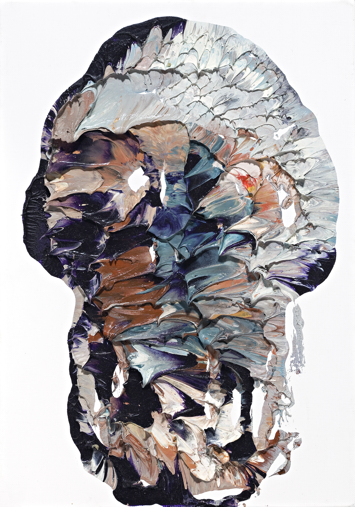 SKULL, RORSCHACH #4, DIPTYCH