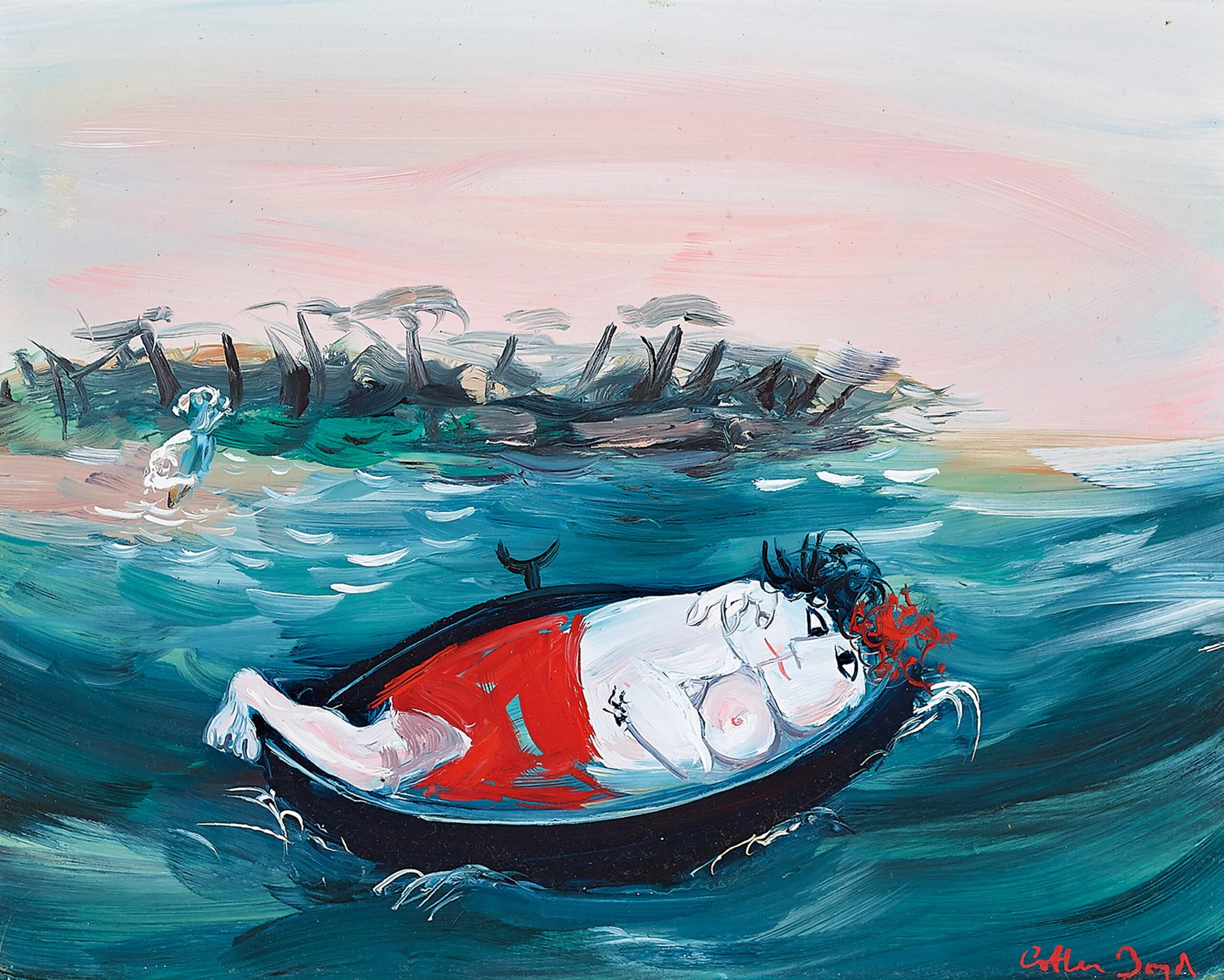 LOVERS IN A BOAT