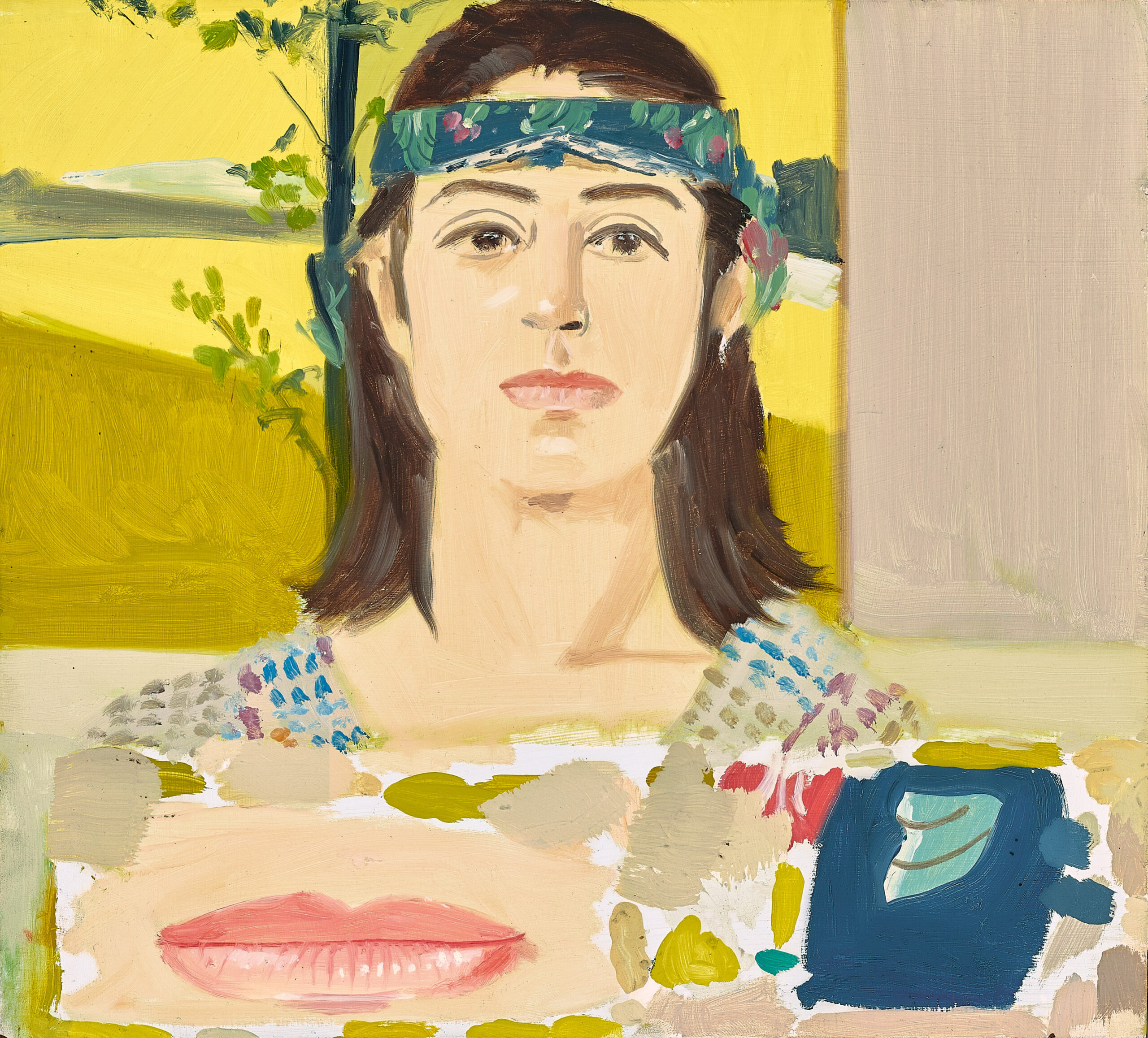 ADA WITH HEAD BAND AND LIPS