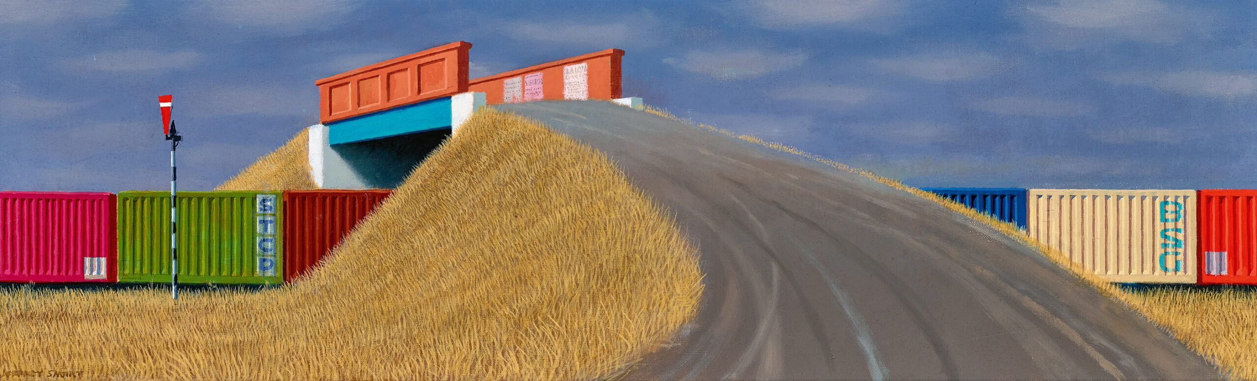 SECOND STUDY FOR RAILWAY BRIDGE