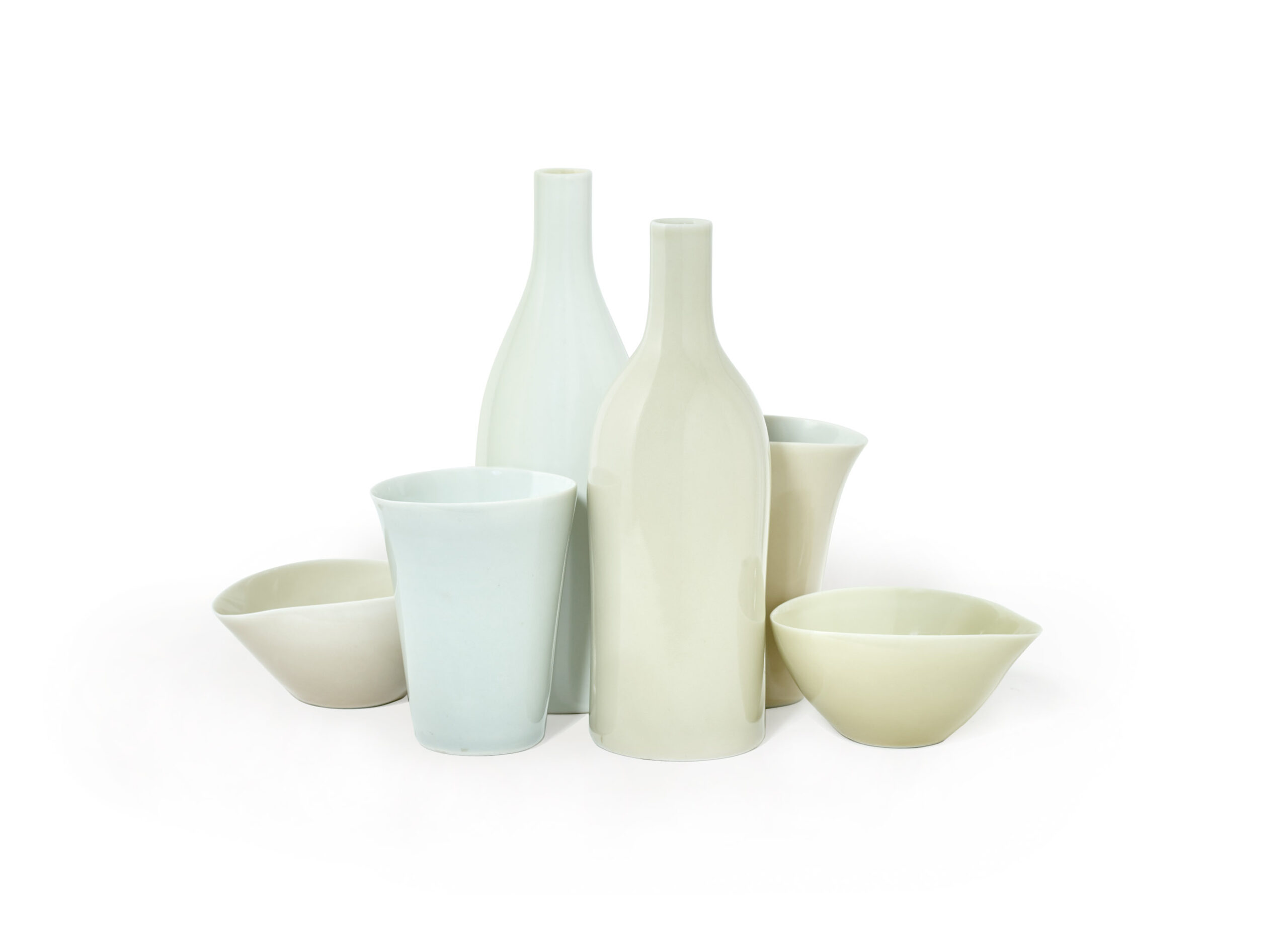 STILL LIFE WITH CURVED JUGS