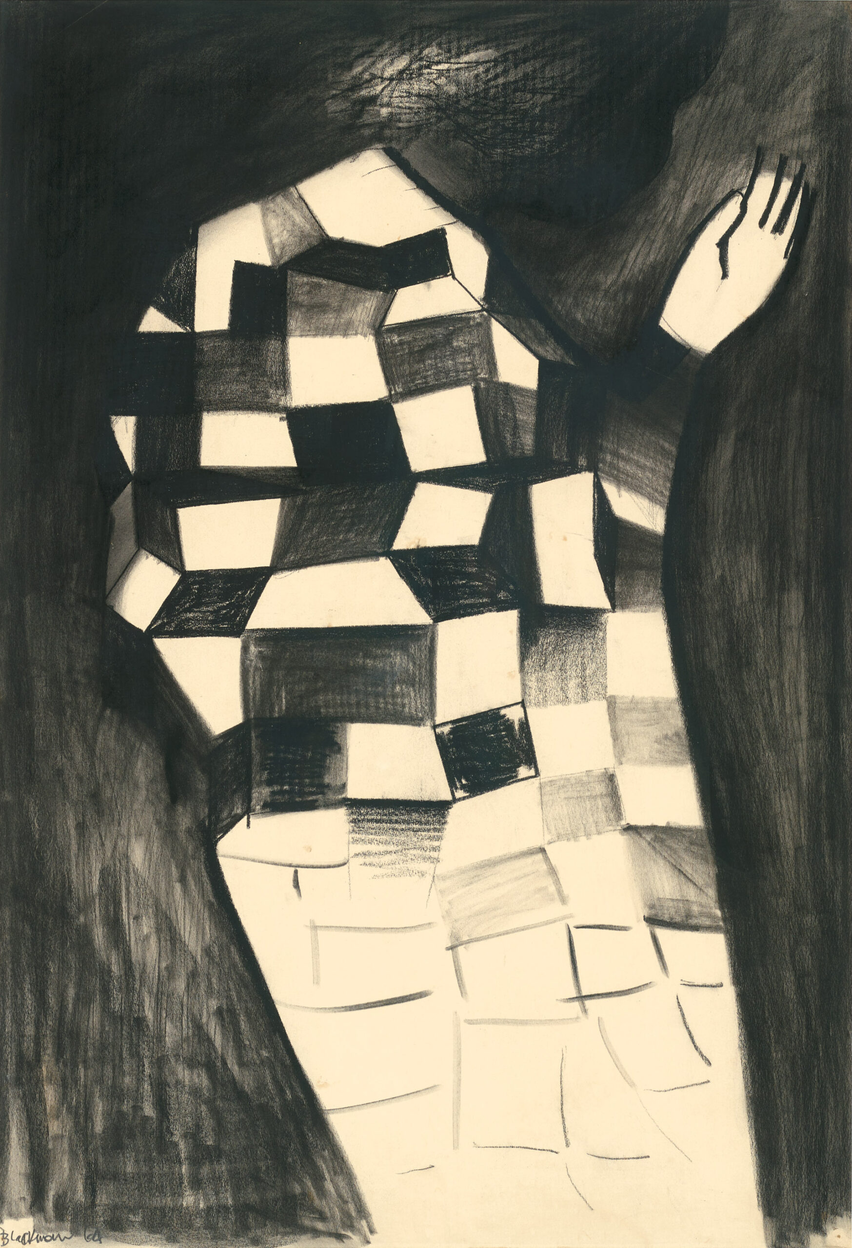 GIRL IN CHEQUERED DRESS
