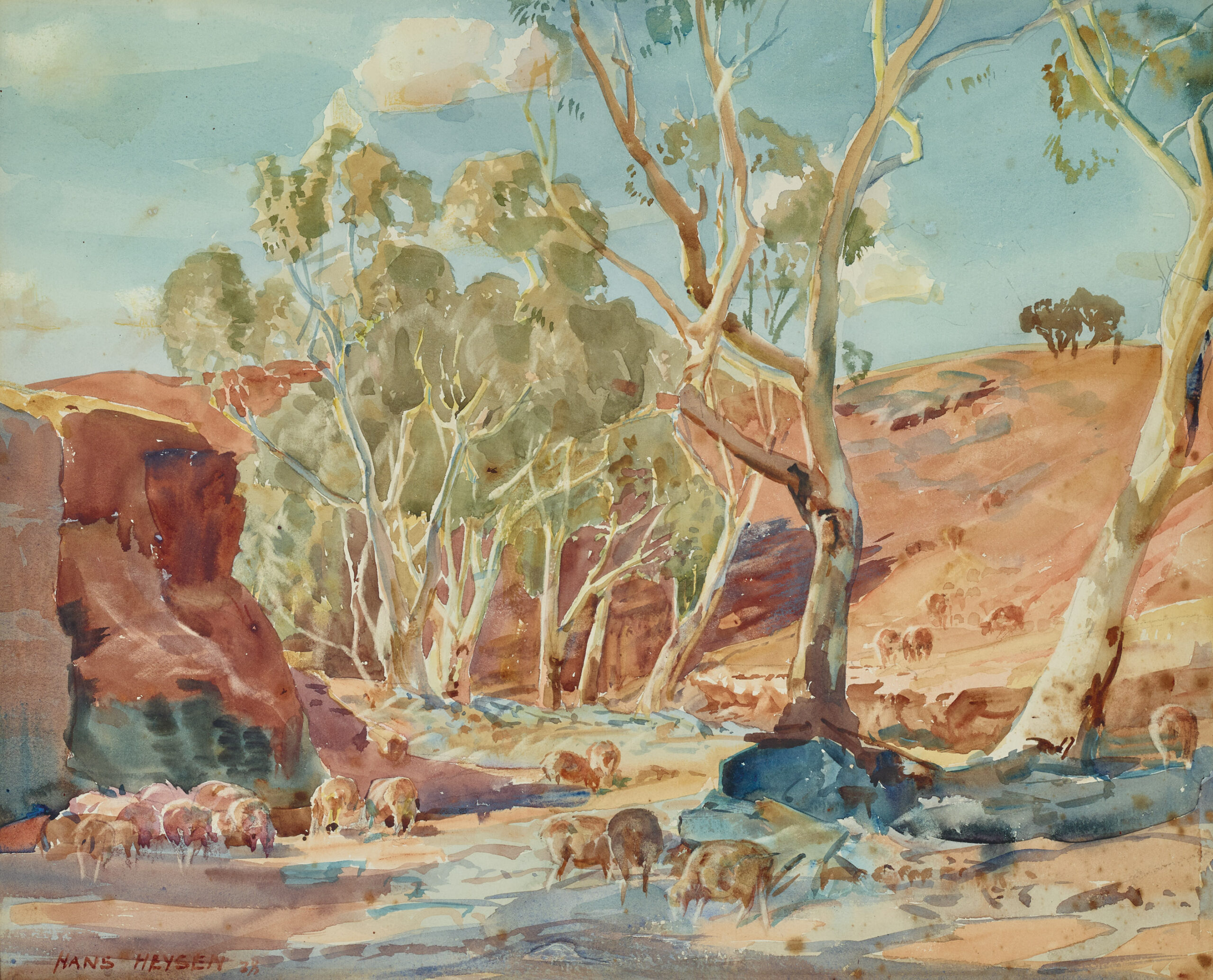 DRY CREEK BED, NORTHERN SOUTH AUSTRALIA