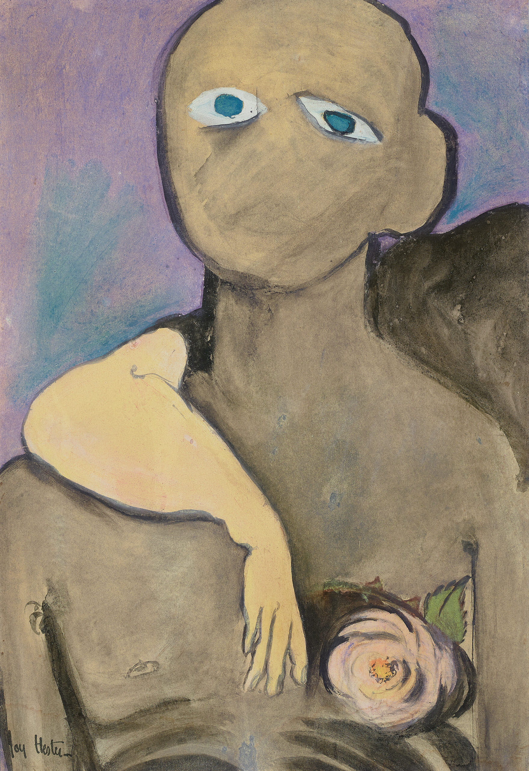 LOVERS WITH ROSE