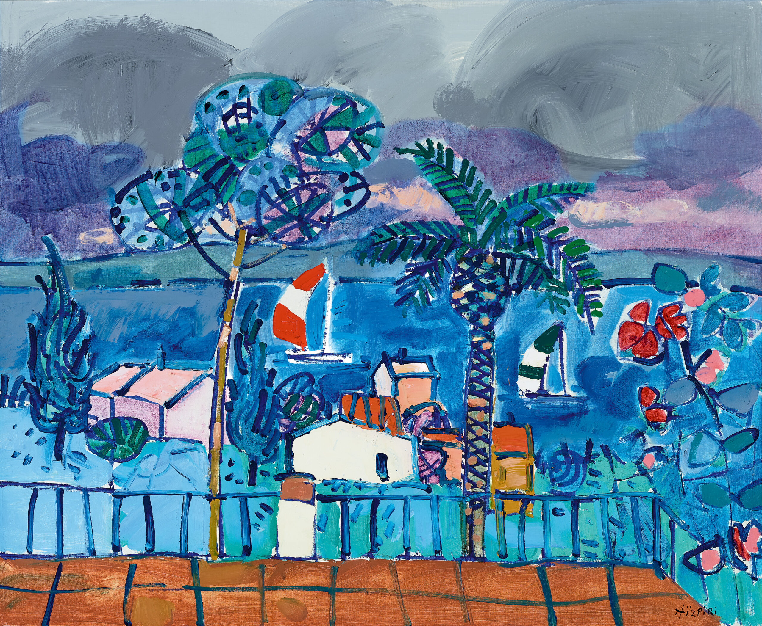 LANDSCAPE WITH PALMS