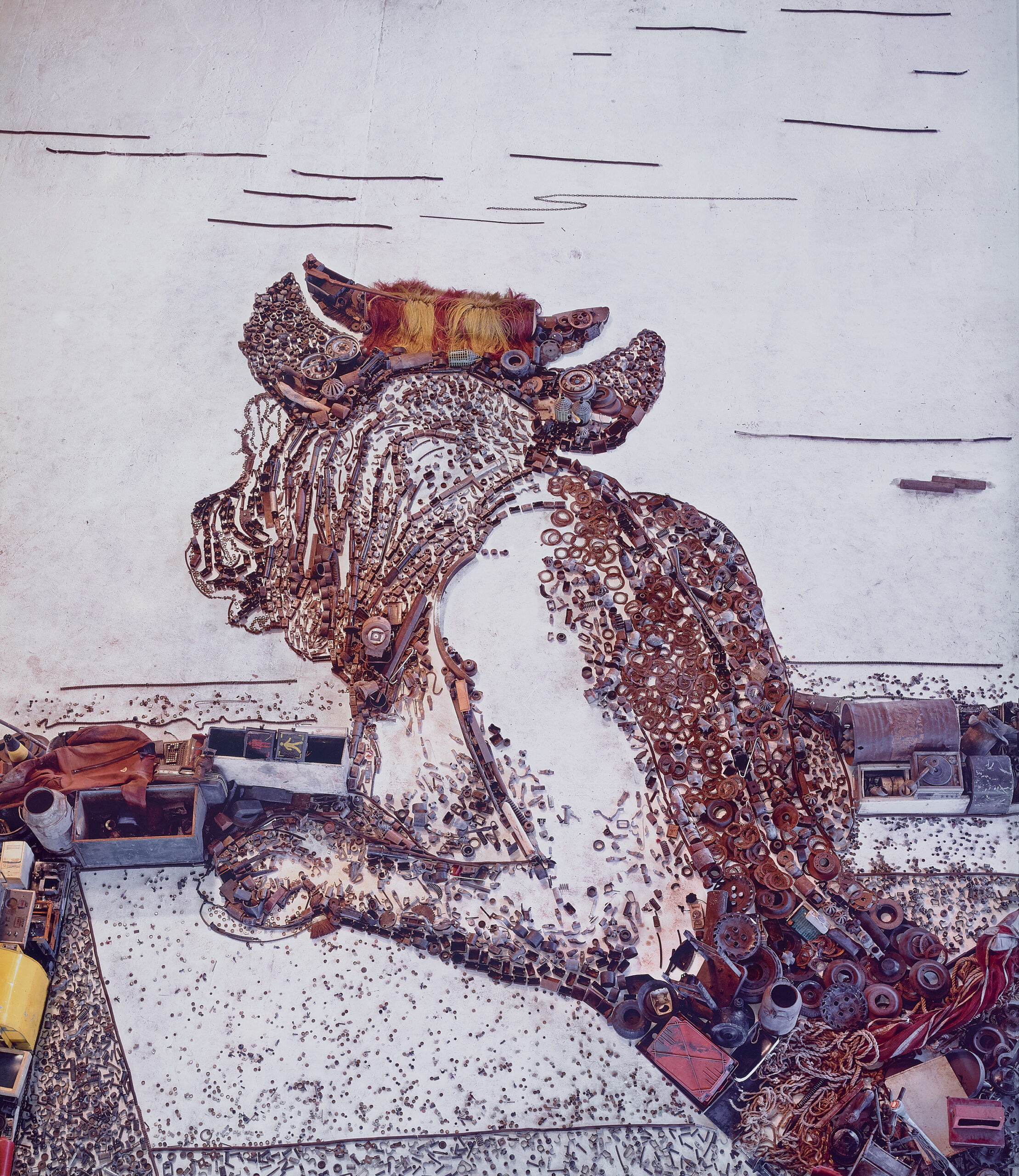 MINOTAUR AFTER GEORGE FREDERICK WATTS (FROM PICTURES OF JUNK)