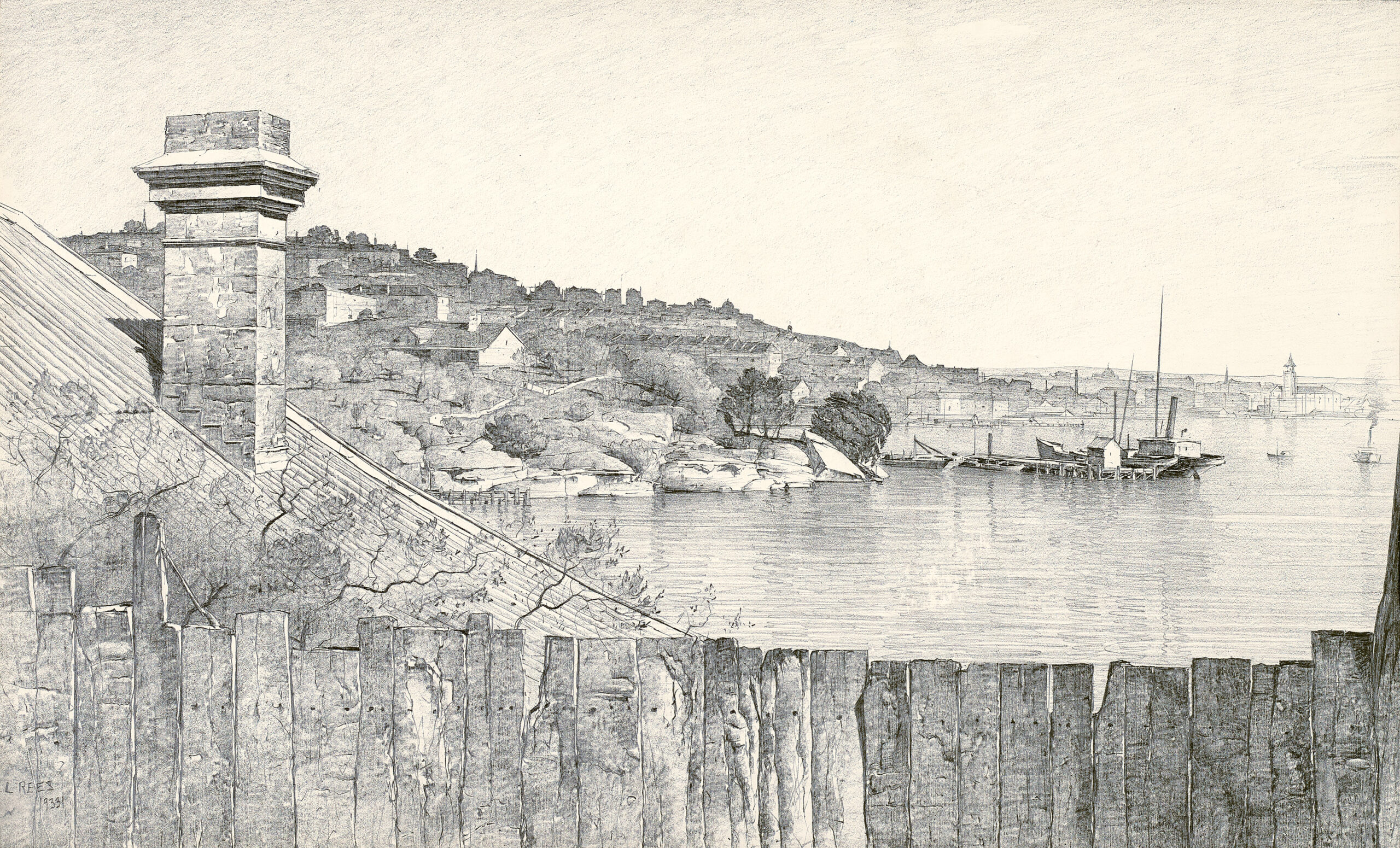 WESTERN END OF GOAT ISLAND, SYDNEY HARBOUR