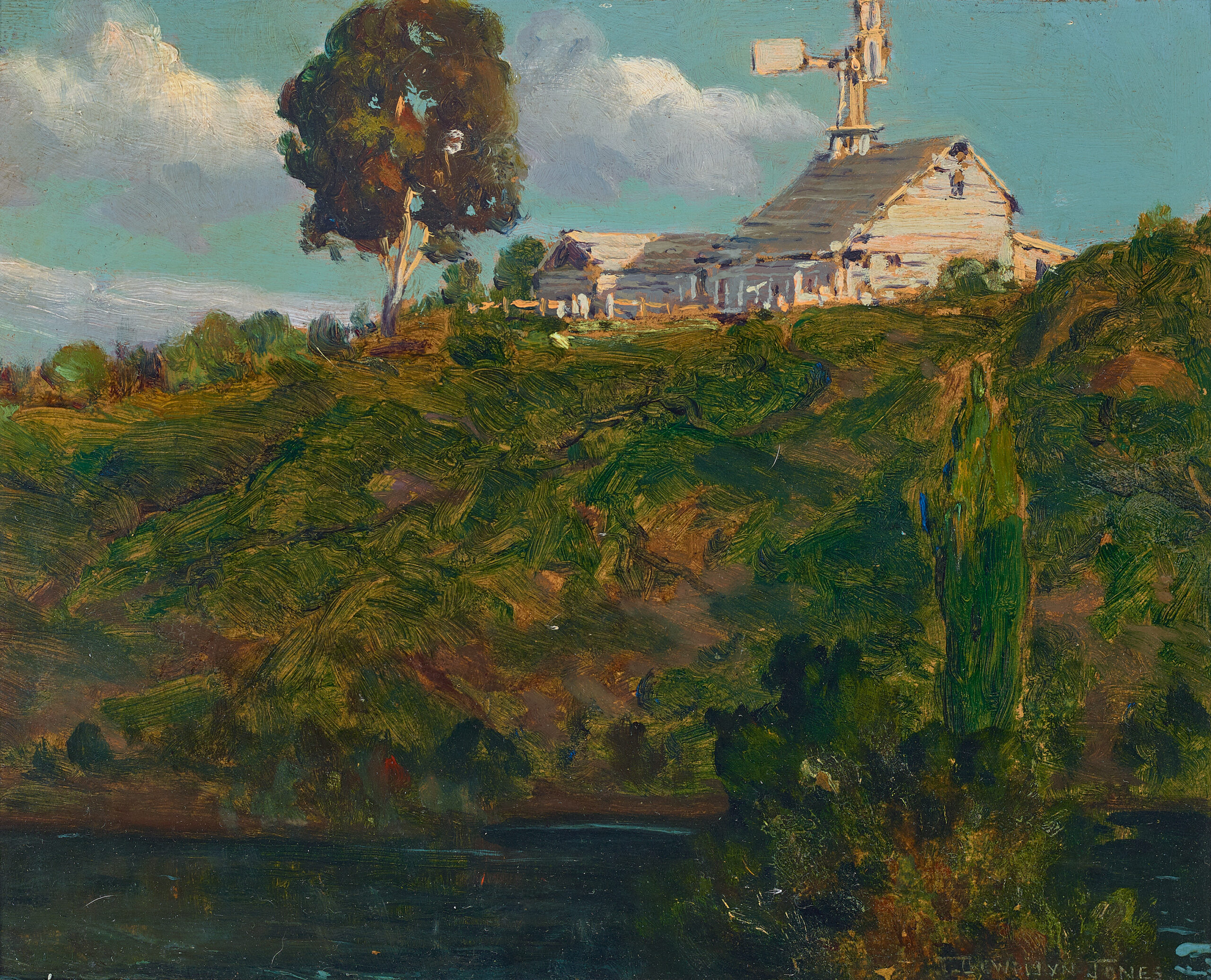 FARMHOUSE ON THE HILL