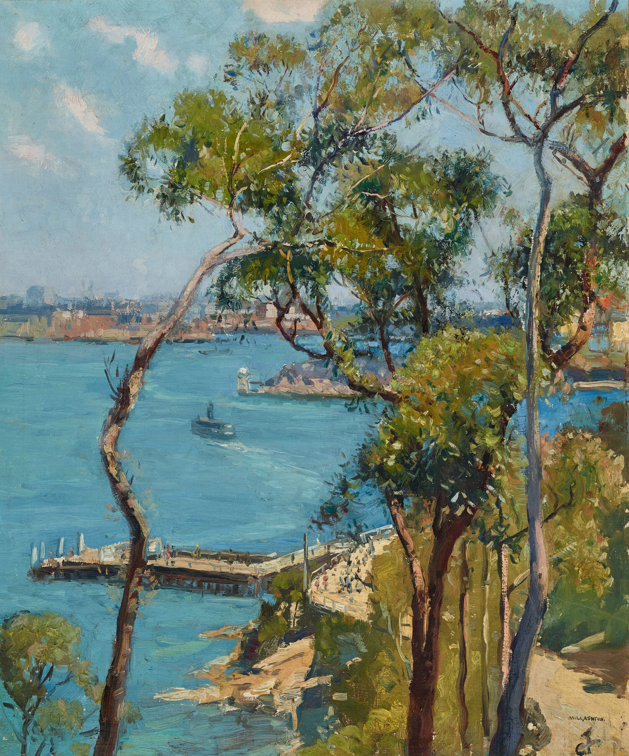 SYDNEY HARBOUR WITH FERRY