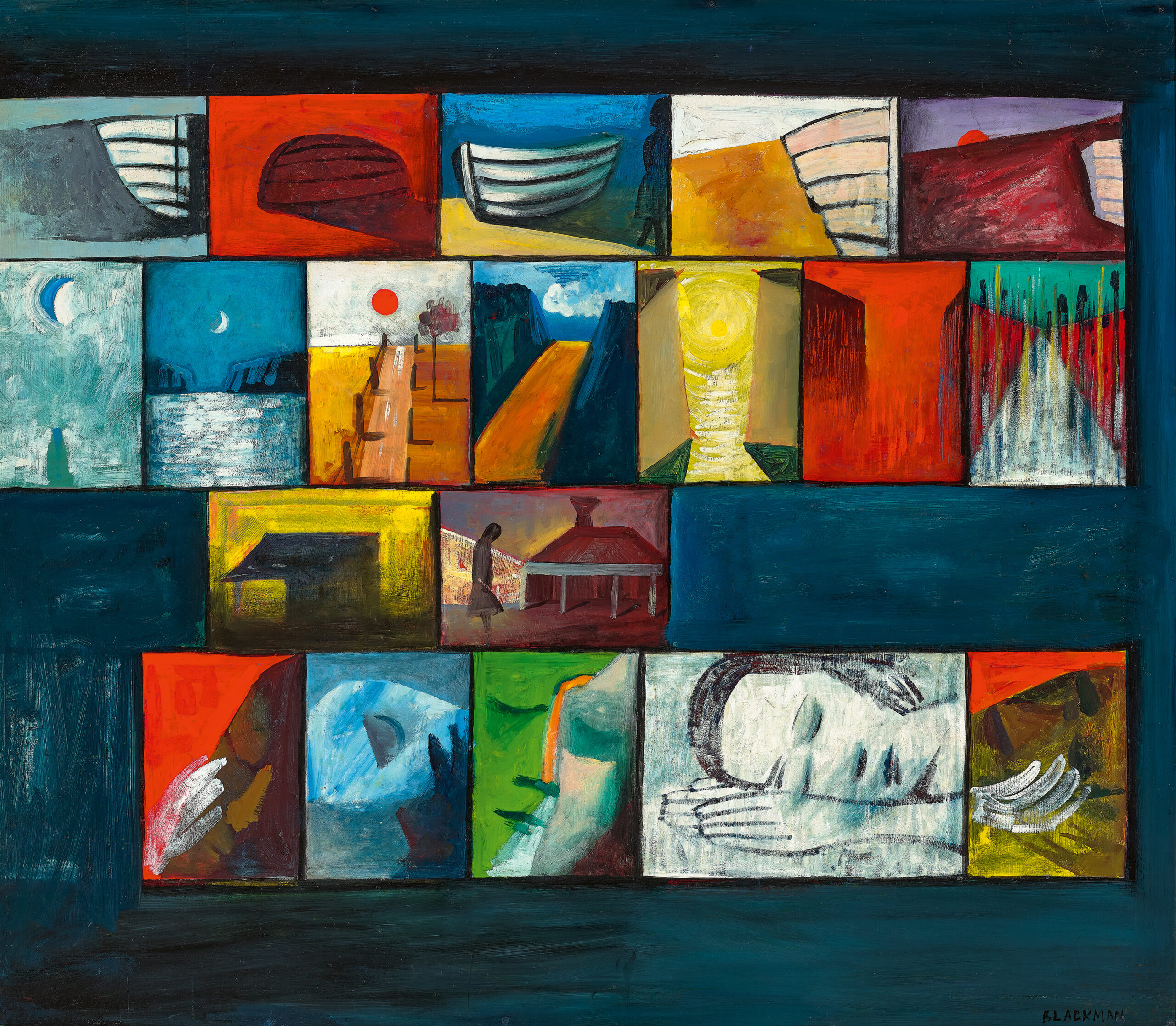 SUITE OF PAINTINGS