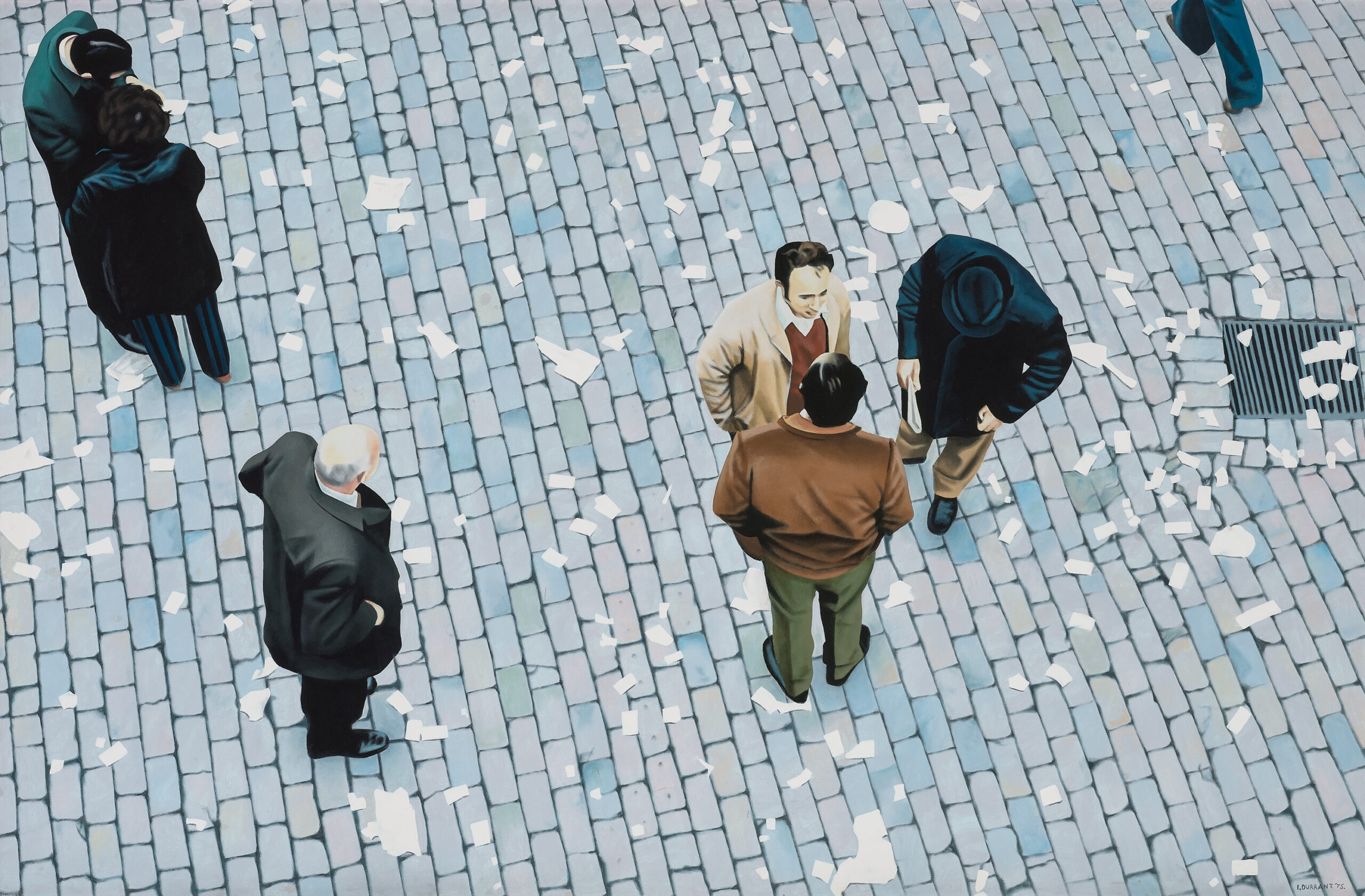 SEVEN PEOPLE IN THE SNOW