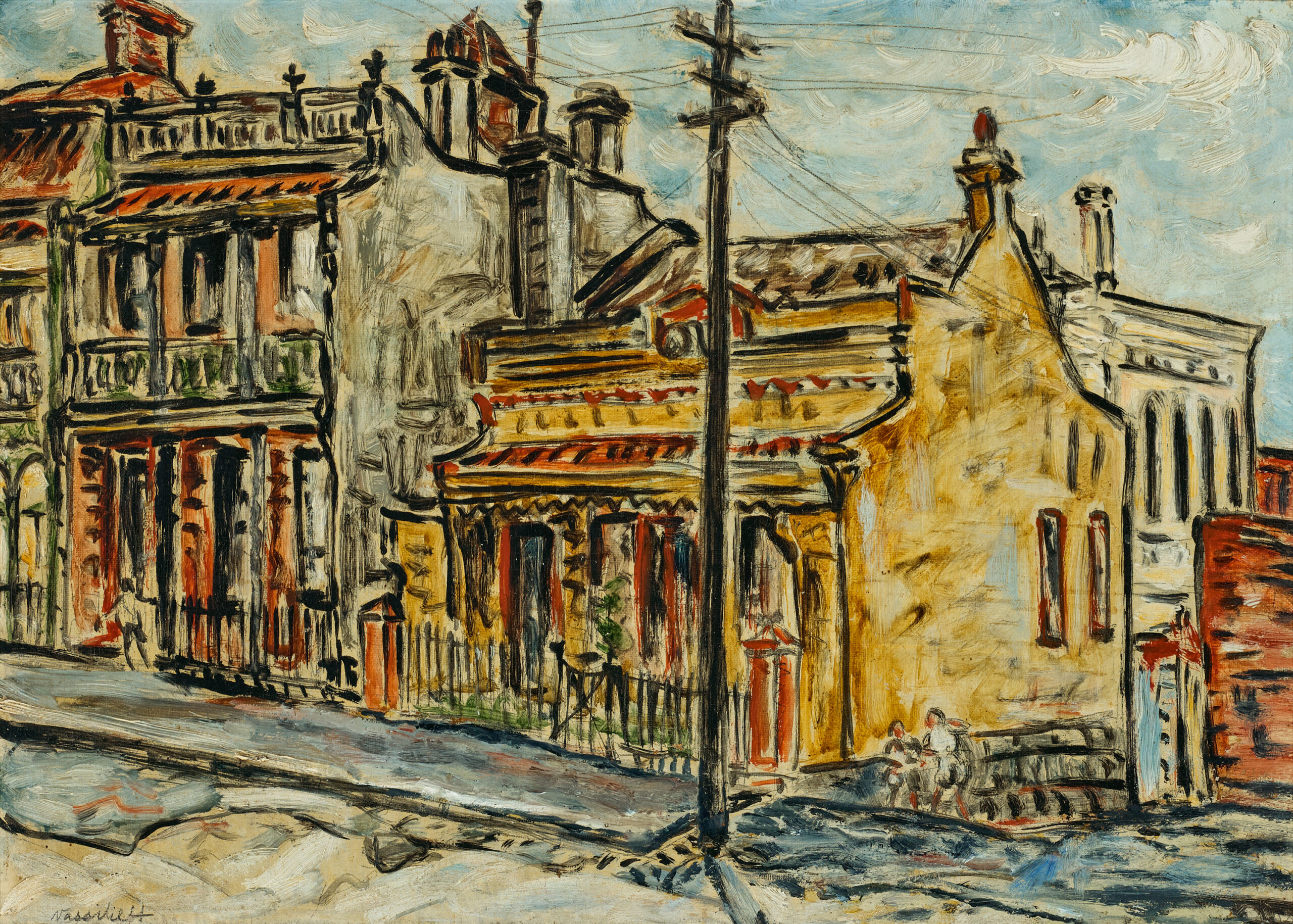 EAST MELBOURNE HILLSIDE, STEEP STREET