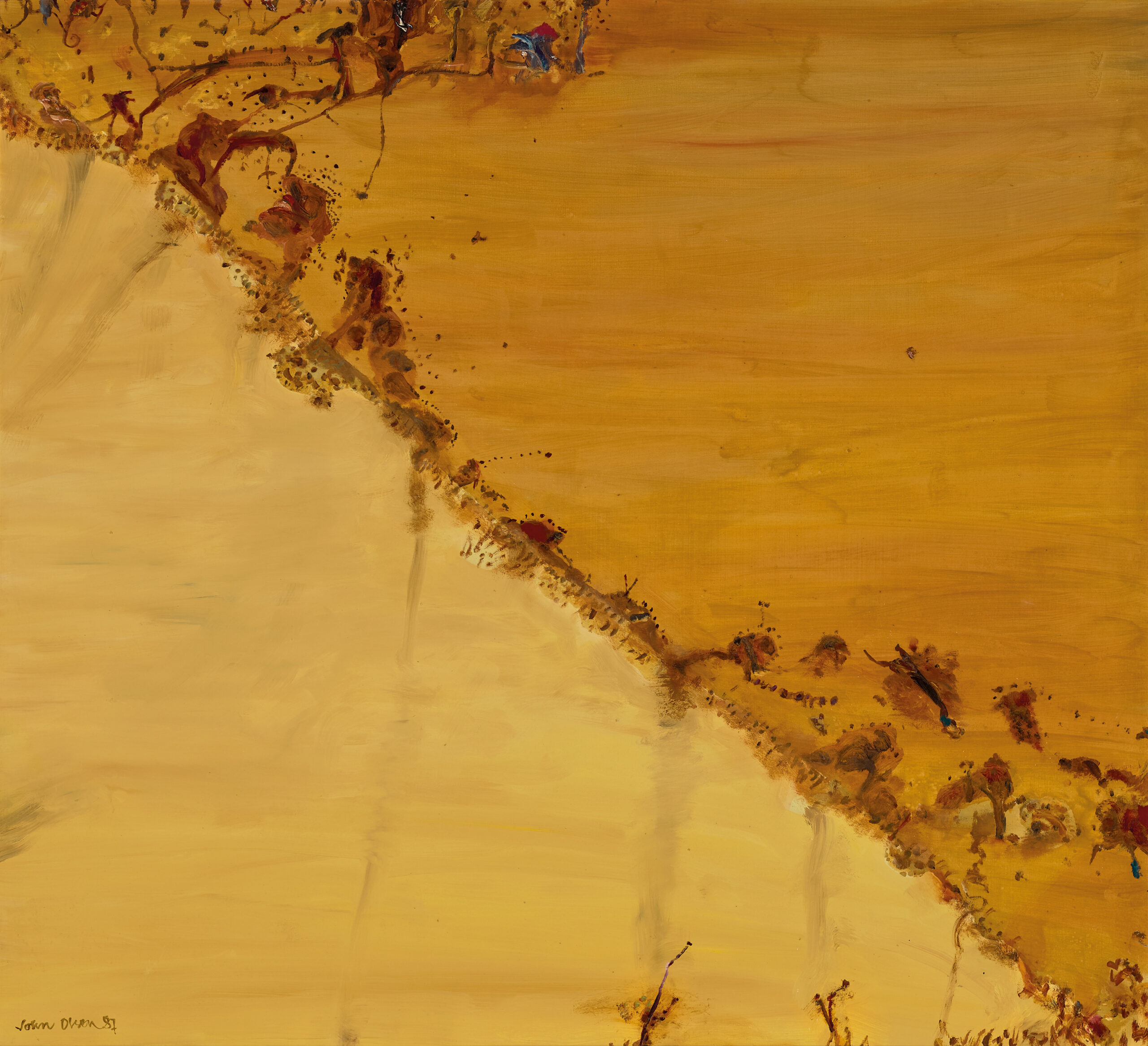 LANDSCAPE HANGING ON TO AN EDGE