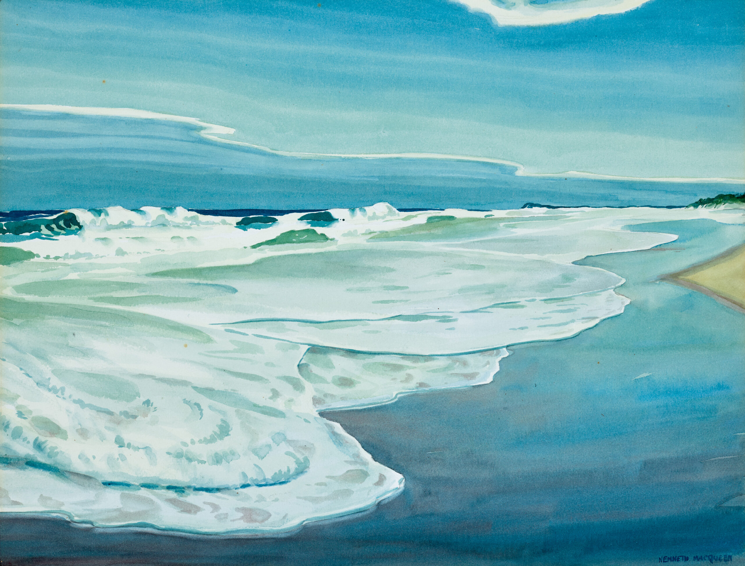 RECEDING TIDE, NEAR COOLUM, QUEENSLAND