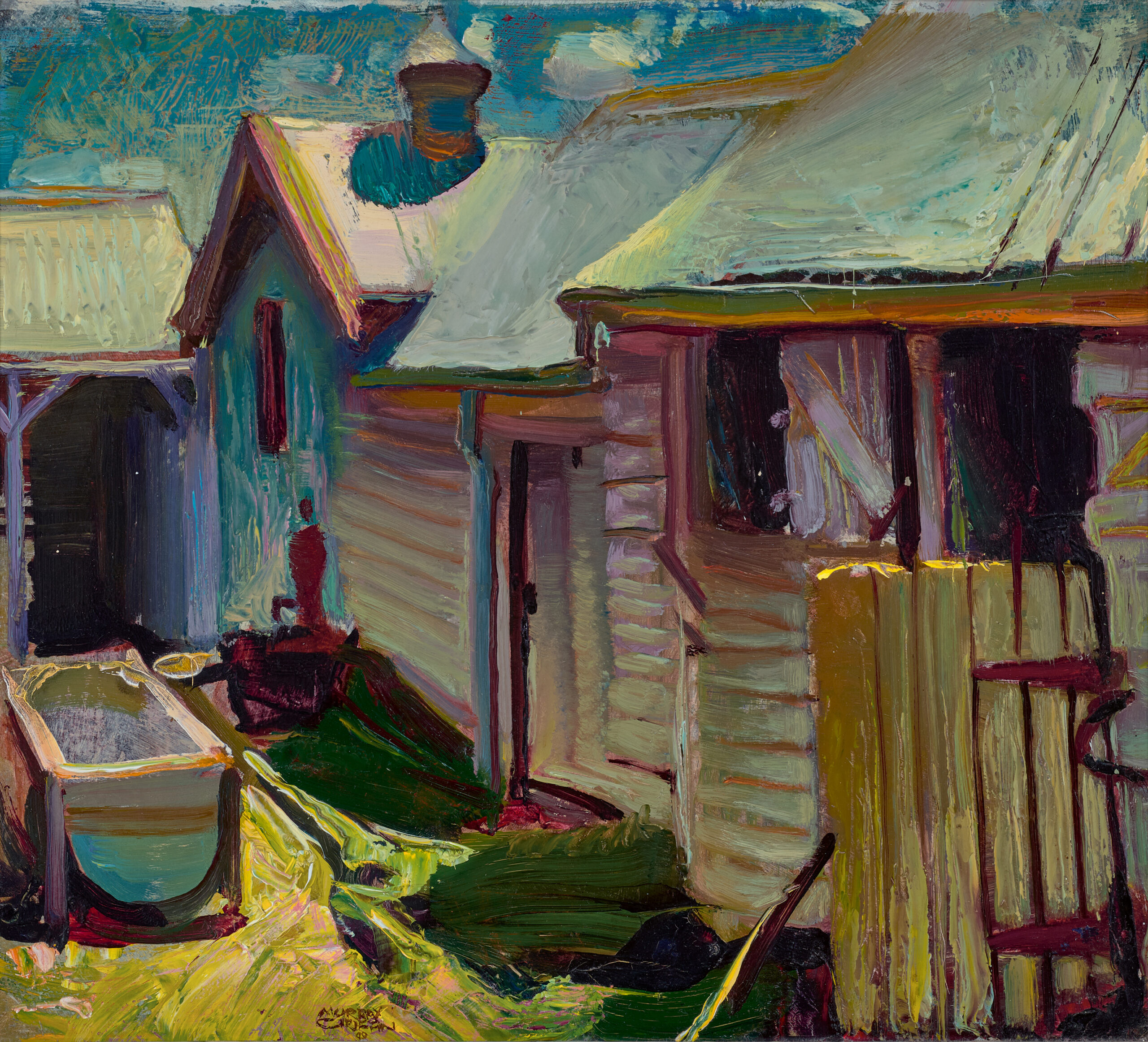 THE BACKYARD OPALESCENT SHED