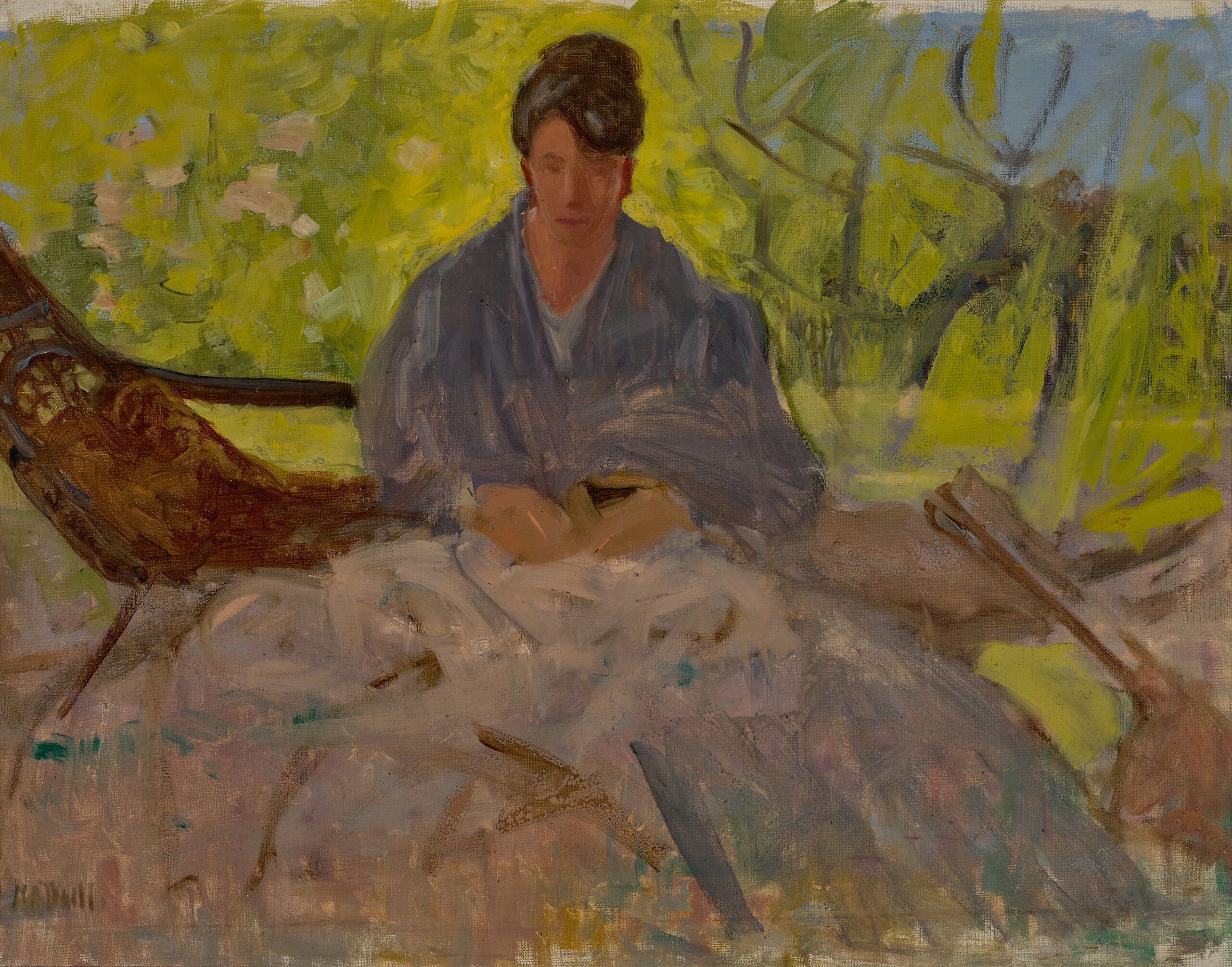 LADY IN THE SHADE