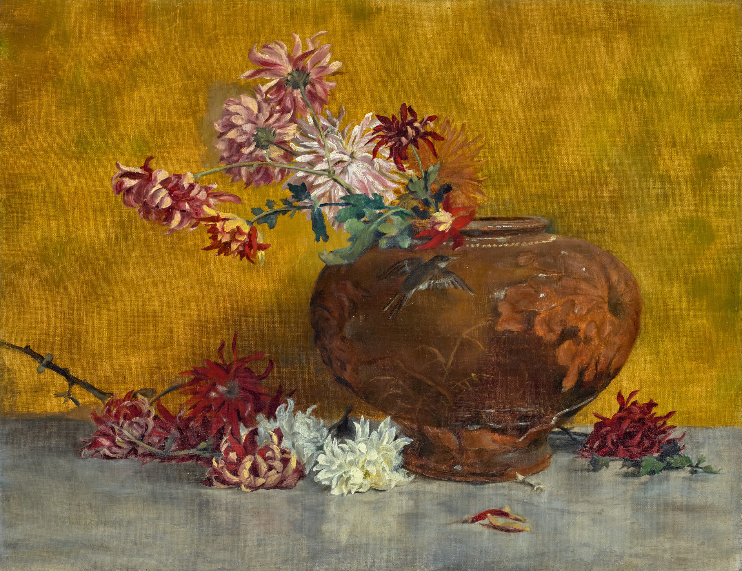 STILL LIFE WITH ORIENTAL VASE