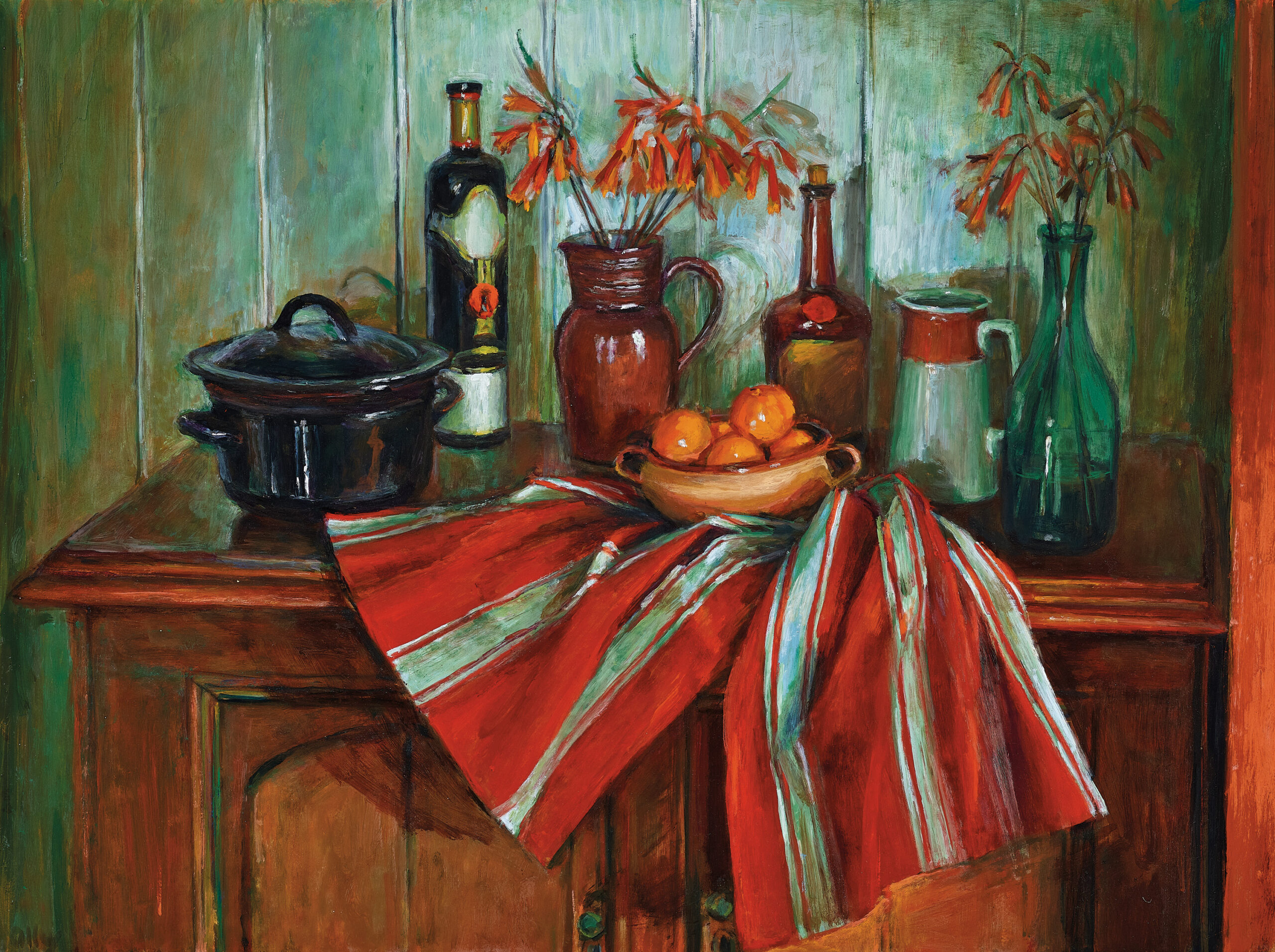 KITCHEN CUPBOARD AND CHRISTMAS BELLS